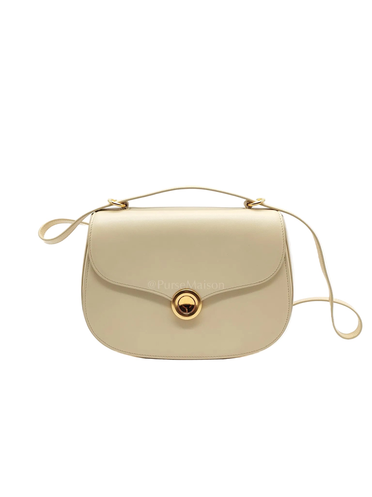 Loro Piana Bag Off White in Saddle Leather Crossbody Bag | Purse Maison Luxury Bags Shop