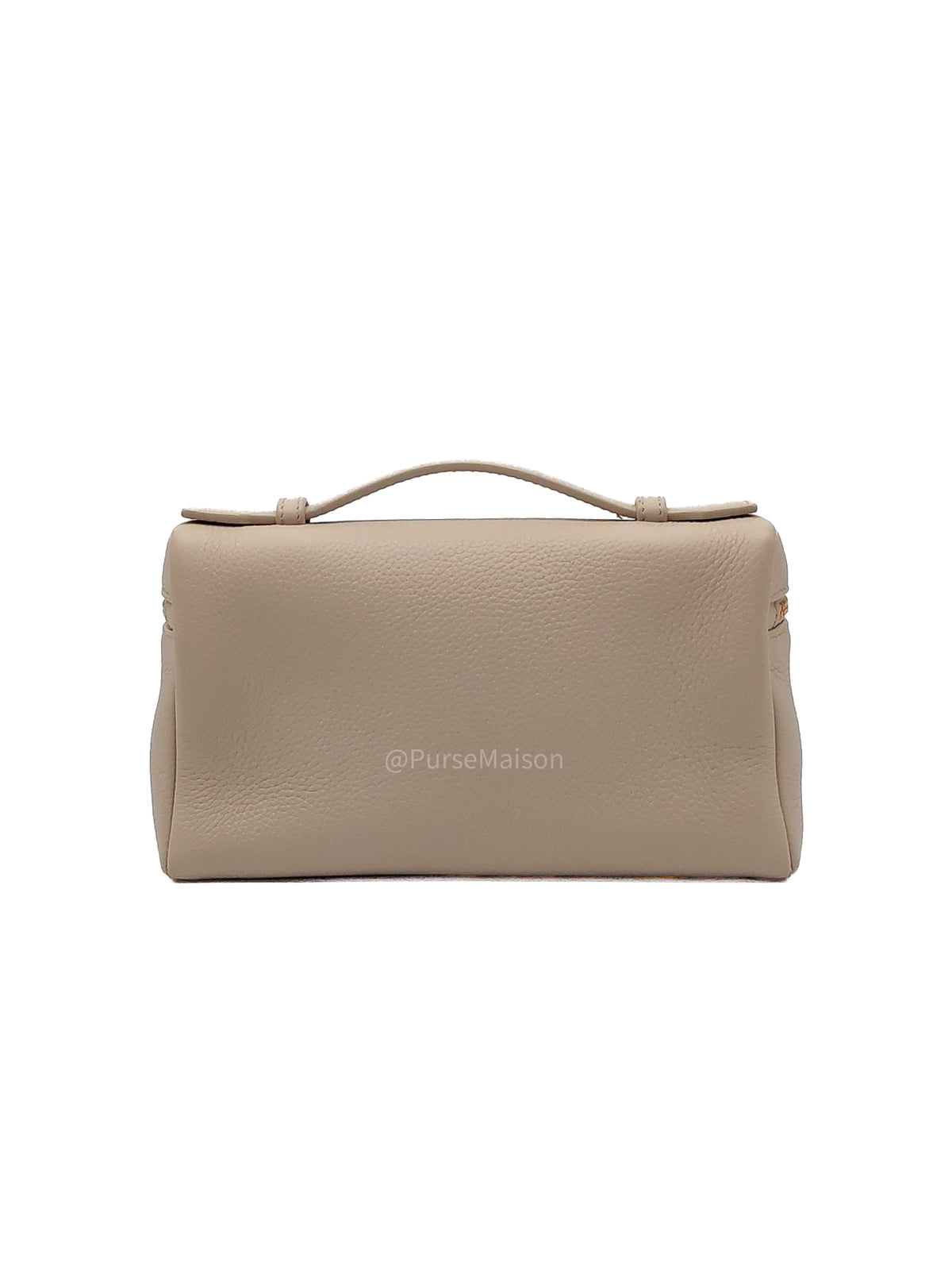 Loro Piana Extra Pocket L19 in Whisper White/Sun Gold Tender Calfskin Leather | Purse Maison Luxury Bags Shop
