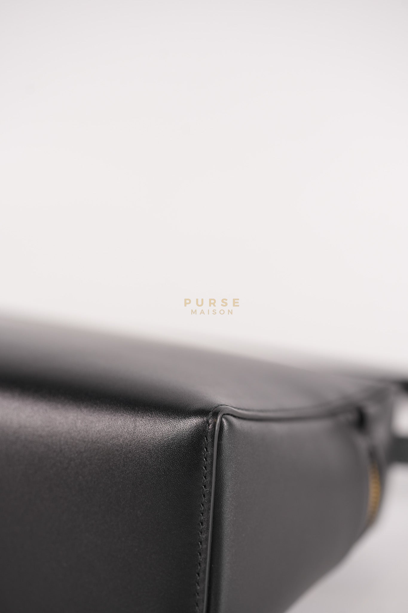 Loro Piana L27 Extra Bag in Saddle Leather and Gold Hardware | Purse Maison Luxury Bags Shop