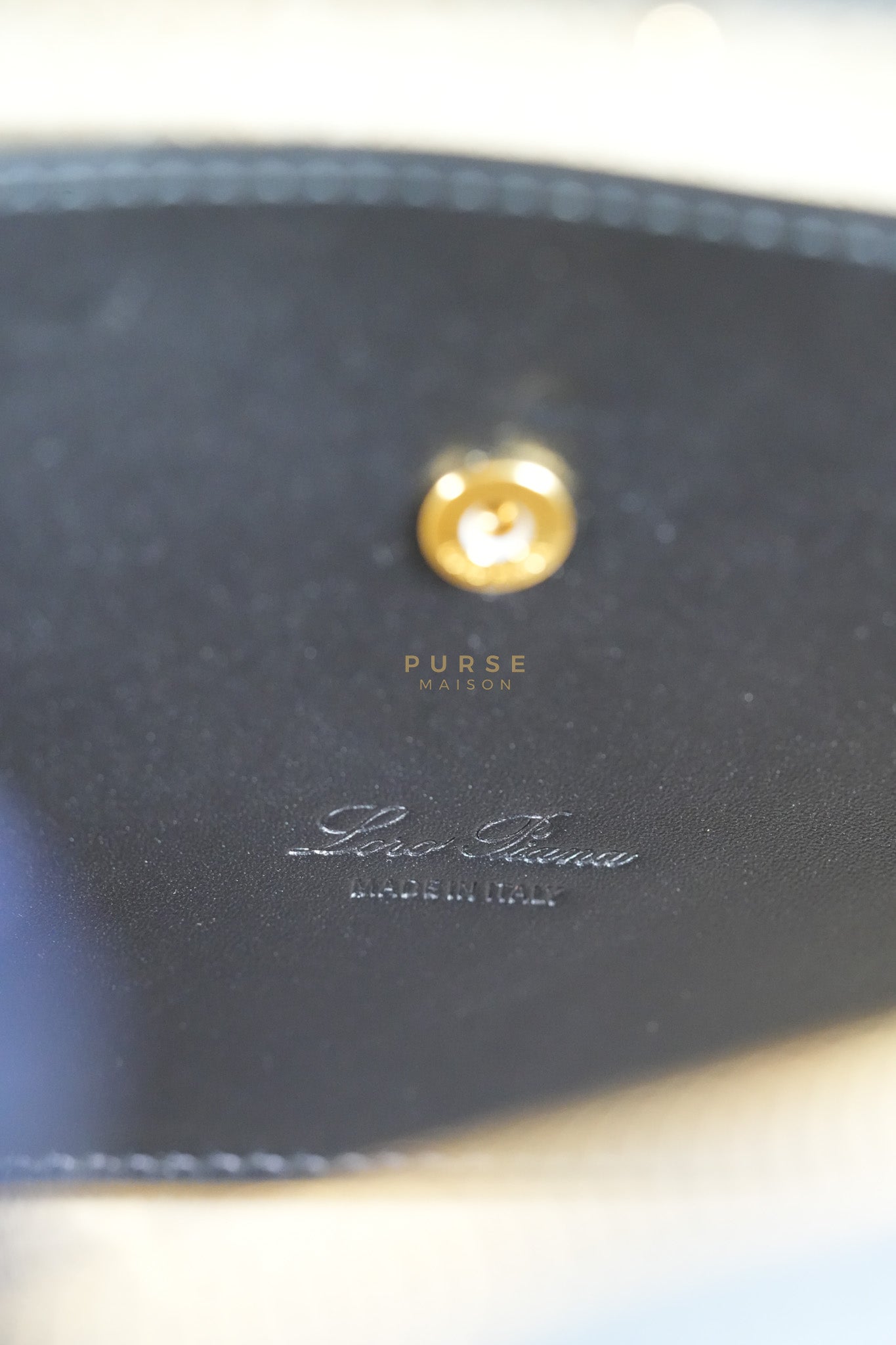 Loro Piana L27 Extra Bag in Saddle Leather and Gold Hardware | Purse Maison Luxury Bags Shop