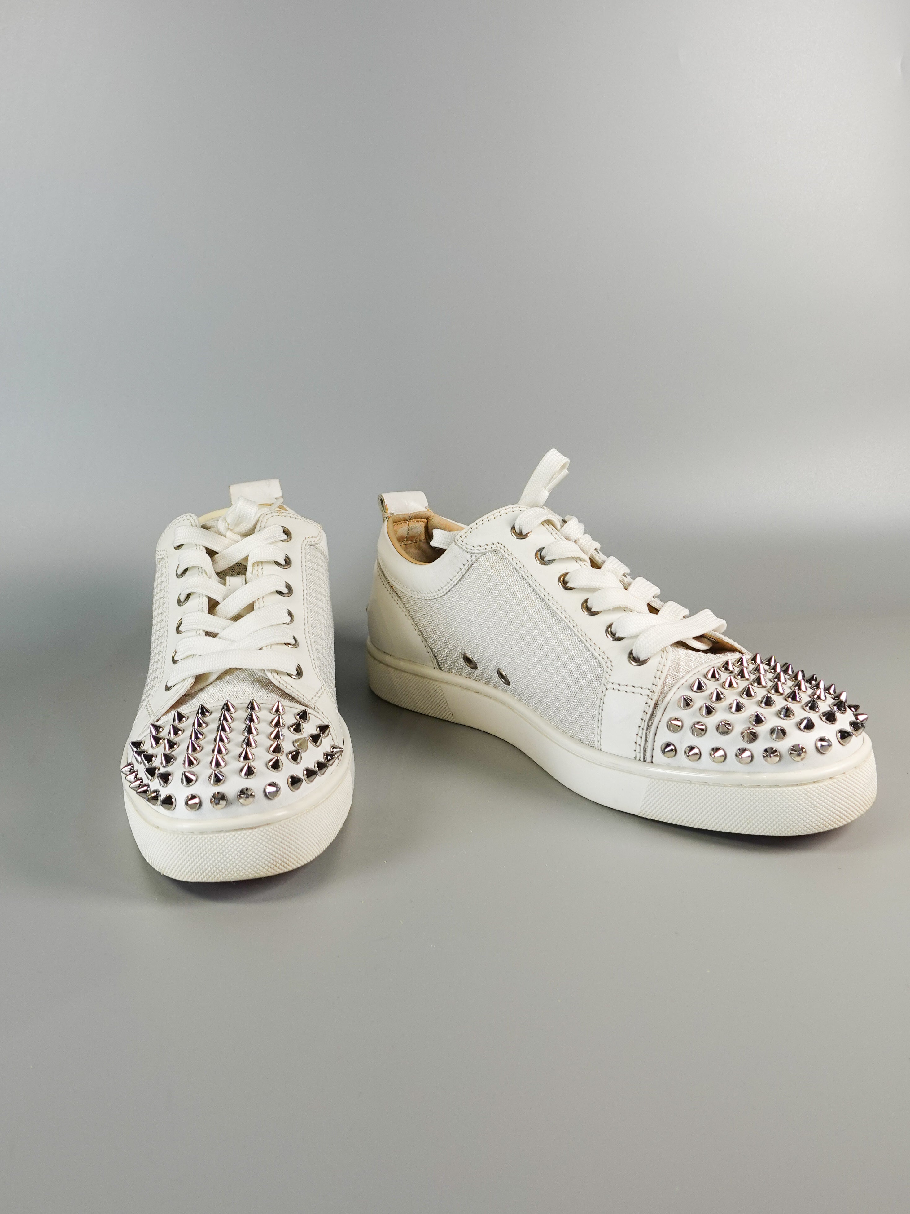 Louis Junior Version Spikes White (Mesh/Calf) Sneakers Size 41.5 (26cm) | Purse Maison Luxury Bags Shop