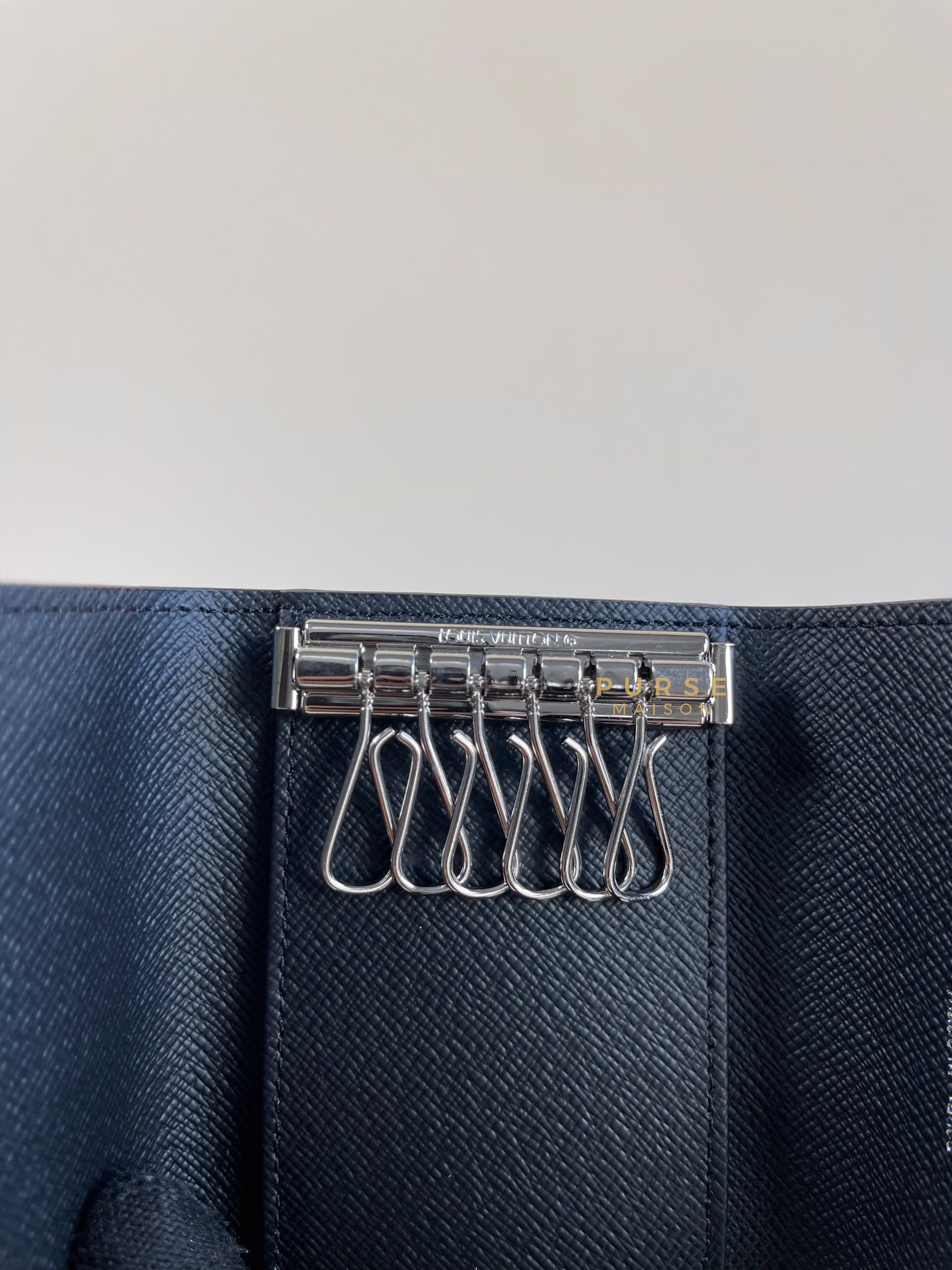 Louis Vuitton 6 Keyholder Wallet in Damier Graphite Canvas (Date Code: CT1178) | Purse Maison Luxury Bags Shop