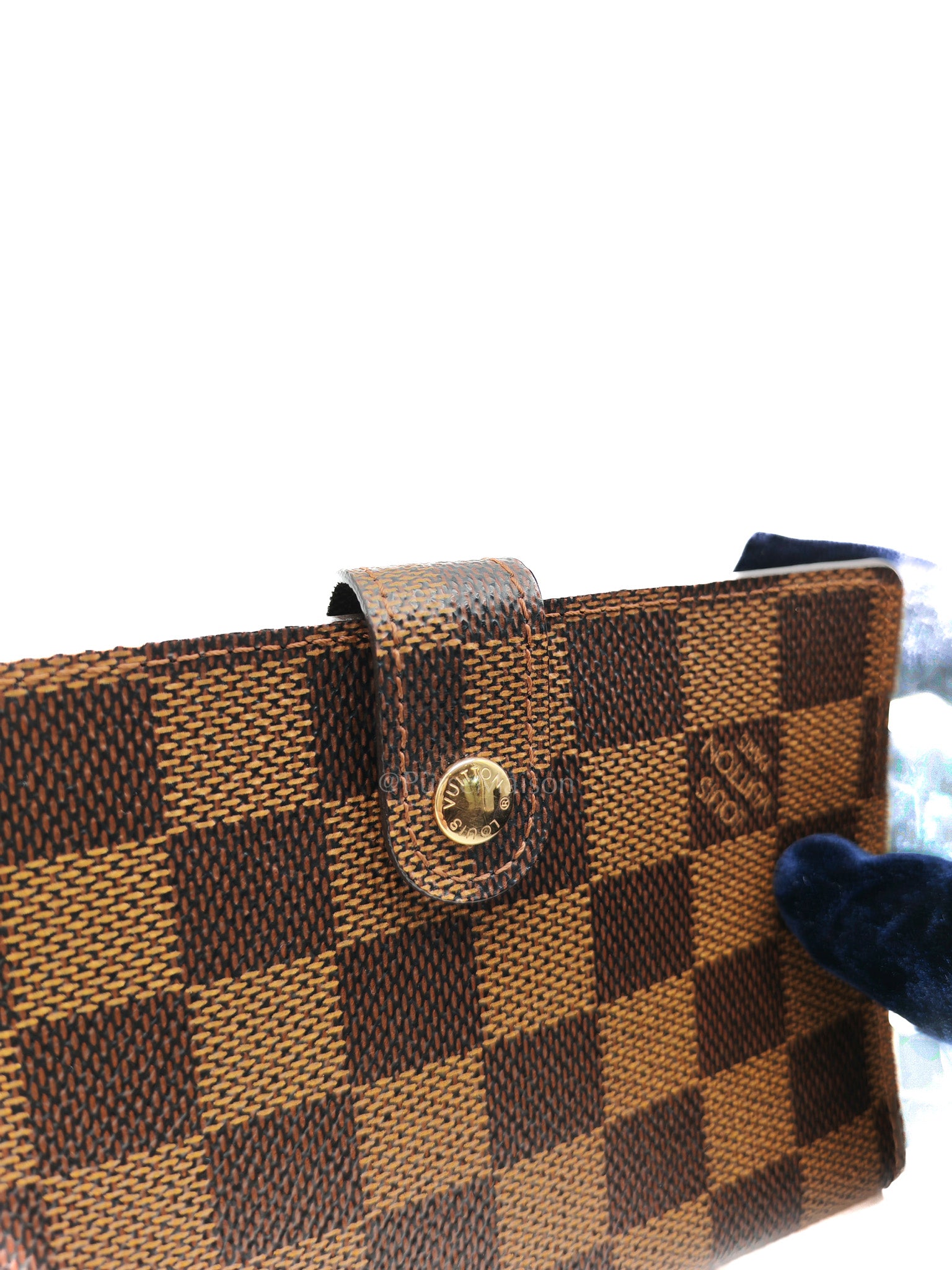 Agenda Planner Cover in Damier Ebene Canvas (Datecode: CA0073) | Purse Maison Luxury Bags Shop