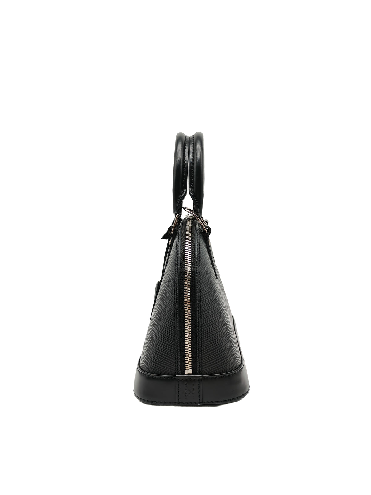 Louis Vuitton Alma BB in Black Epi Leather Silver Hardware (Date Code: AA1139) | Purse Maison Luxury Bags Shop