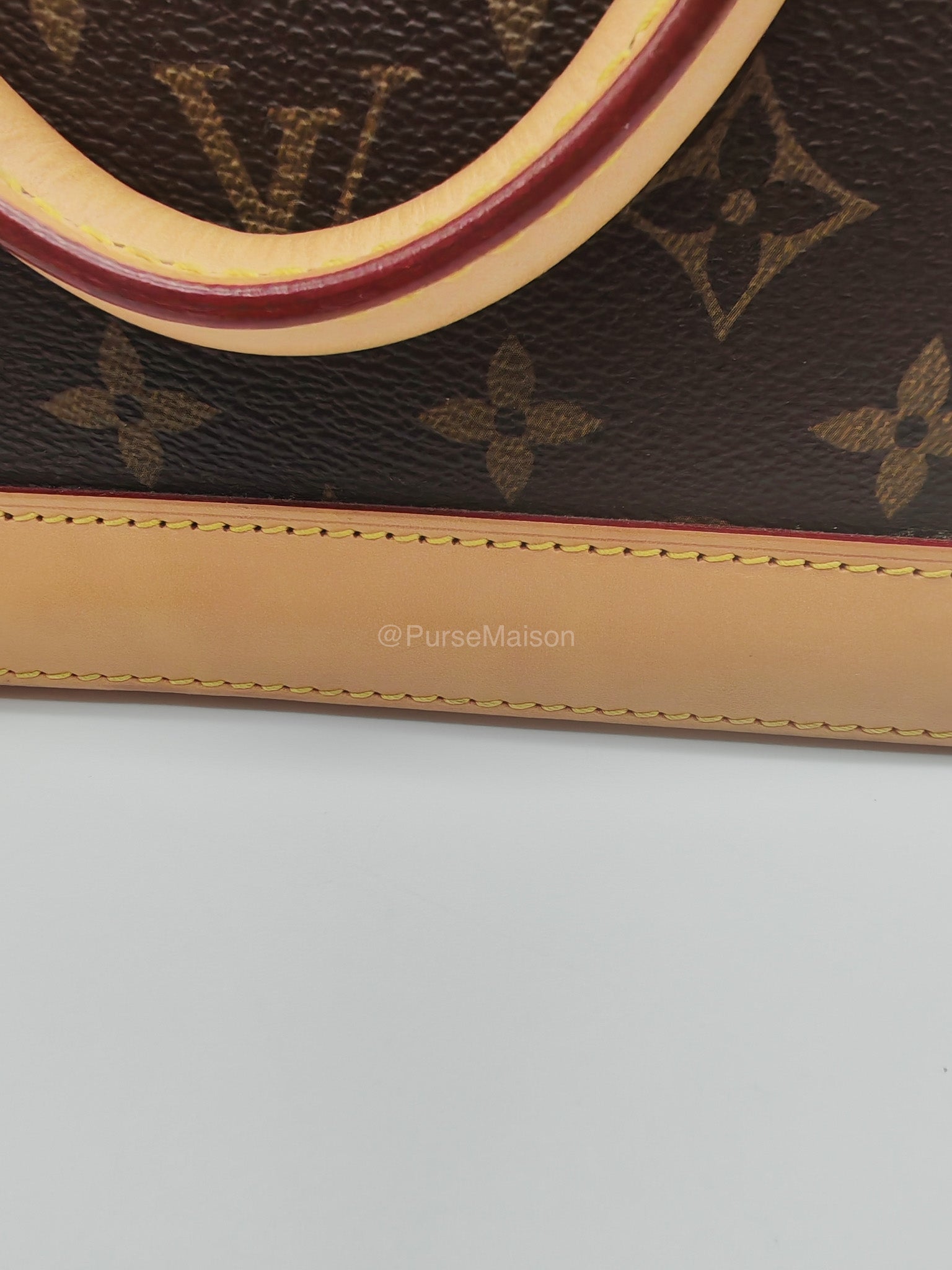 Louis Vuitton Alma BB in Monogram Canvas and Aged Gold Hardware (Datecode: FL3173) | Purse Maison Luxury Bags Shop