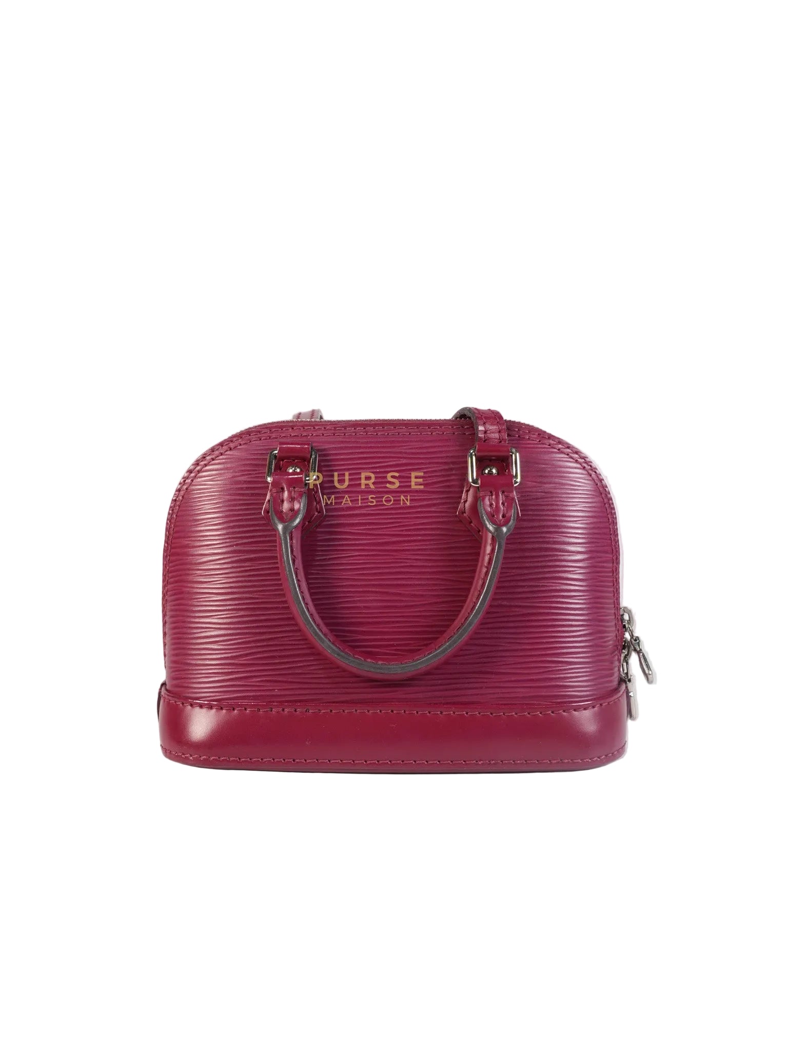 Alma Mini Red in Epi Leather (Date Code: SN4125) | Purse Maison Luxury Bags Shop