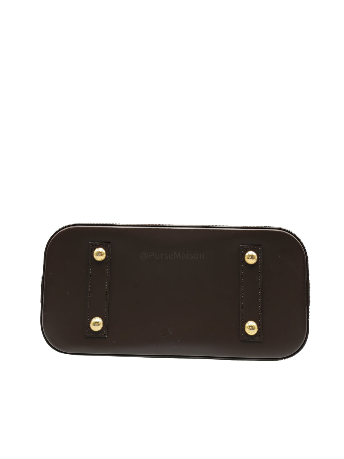 Louis Vuitton Alma PM in Damier Ebene Canvas and Gold Hardware (Datecode: AR2260) | Purse Maison Luxury Bags Shop