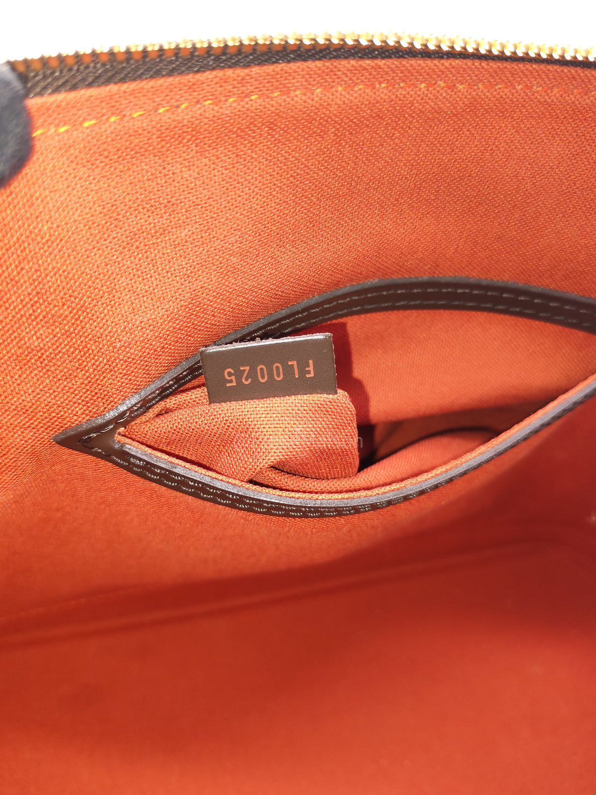 Louis Vuitton Alma PM in Damier Ebene Canvas and Gold Hardware (Datecode: FL0025) | Purse Maison Luxury Bags Shop
