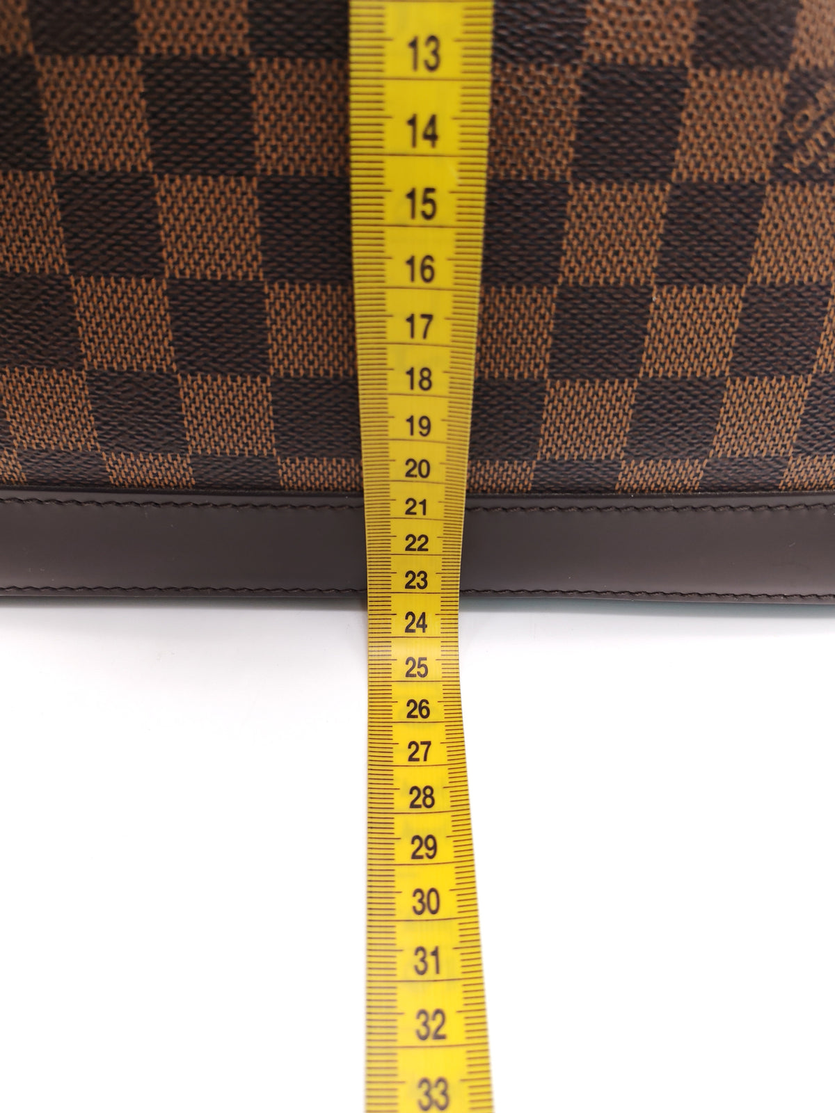 Louis Vuitton Alma PM in Damier Ebene Canvas and Gold Hardware (Datecode: FL3170) | Purse Maison Luxury Bags Shop