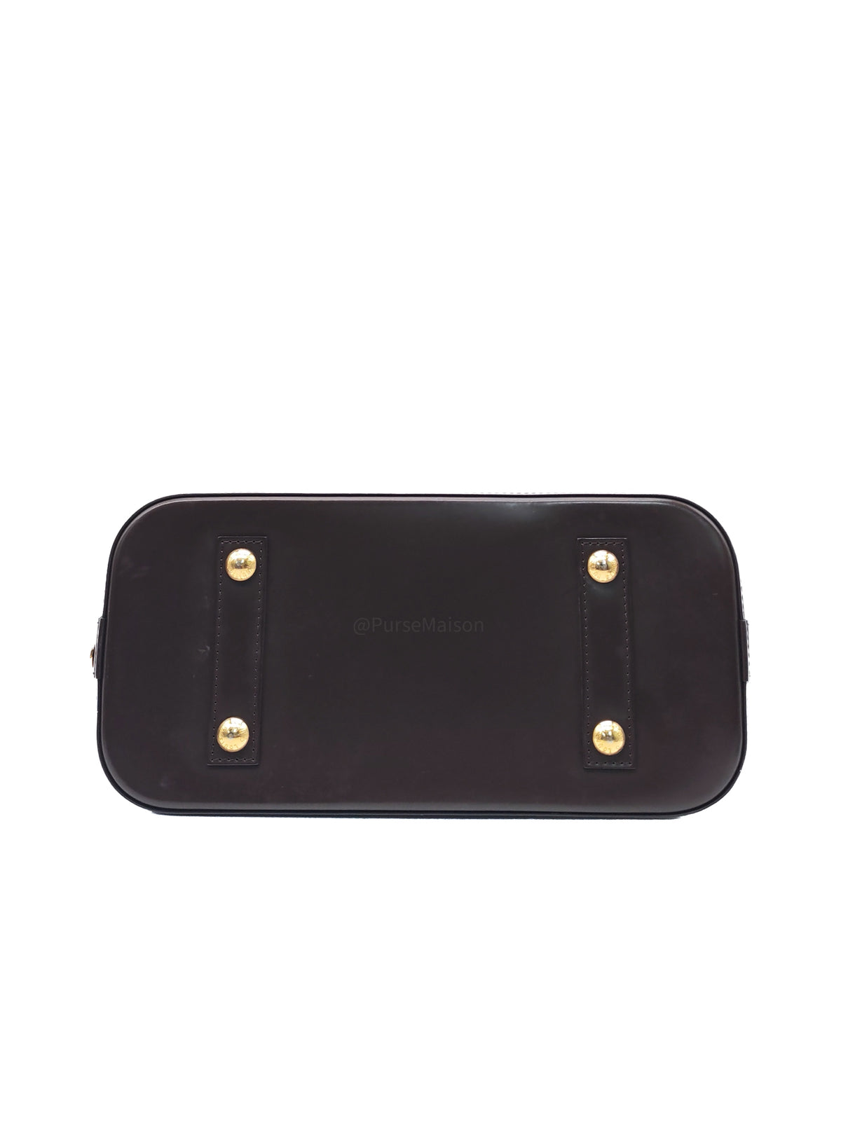 Louis Vuitton Alma PM in Damier Ebene Canvas and Gold Hardware (Datecode: FL3170) | Purse Maison Luxury Bags Shop