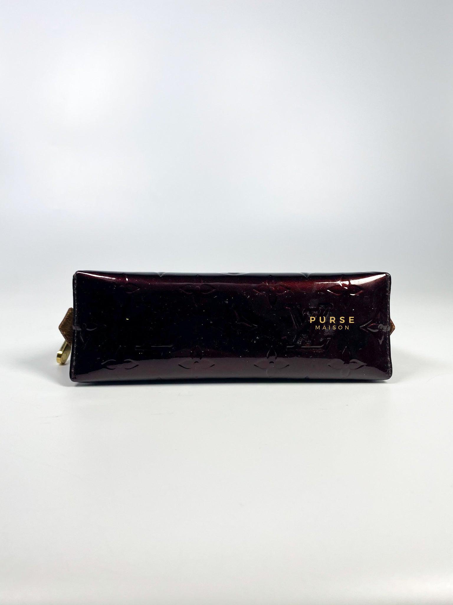 Louis Vuitton Amarante Cosmetic Pouch PM (Date Code: CA1141)