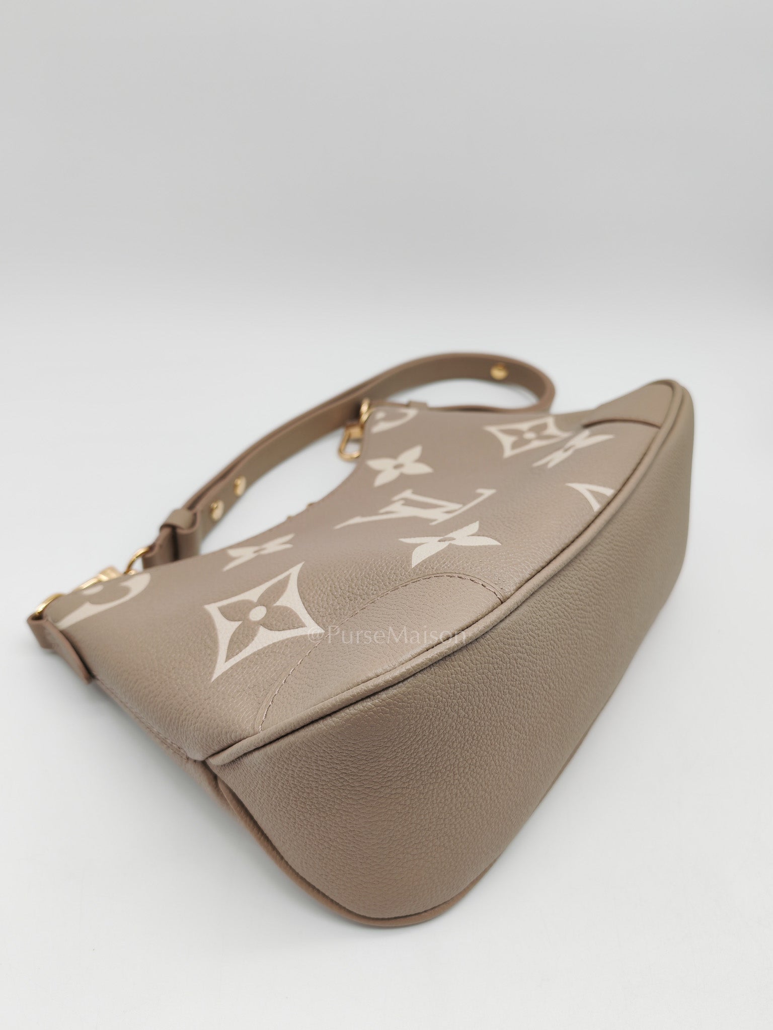 Louis Vuitton Bagatelle NM Monogram Empreinte Bicolor Two Way Bag Microchip | Purse Maison Luxury Bags Shop