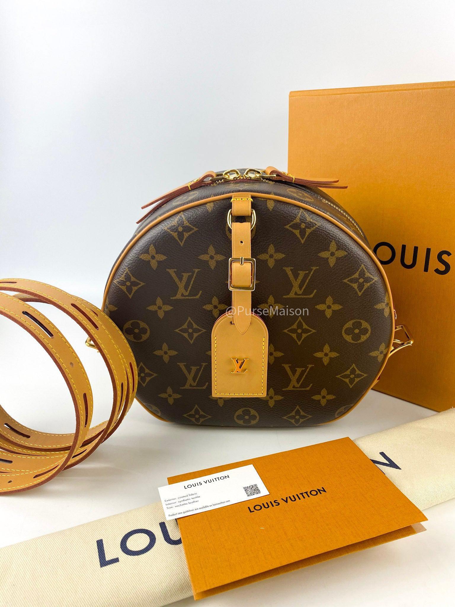 Louis Vuitton Boite Chapeau Souple MM in Monogram (microchip)