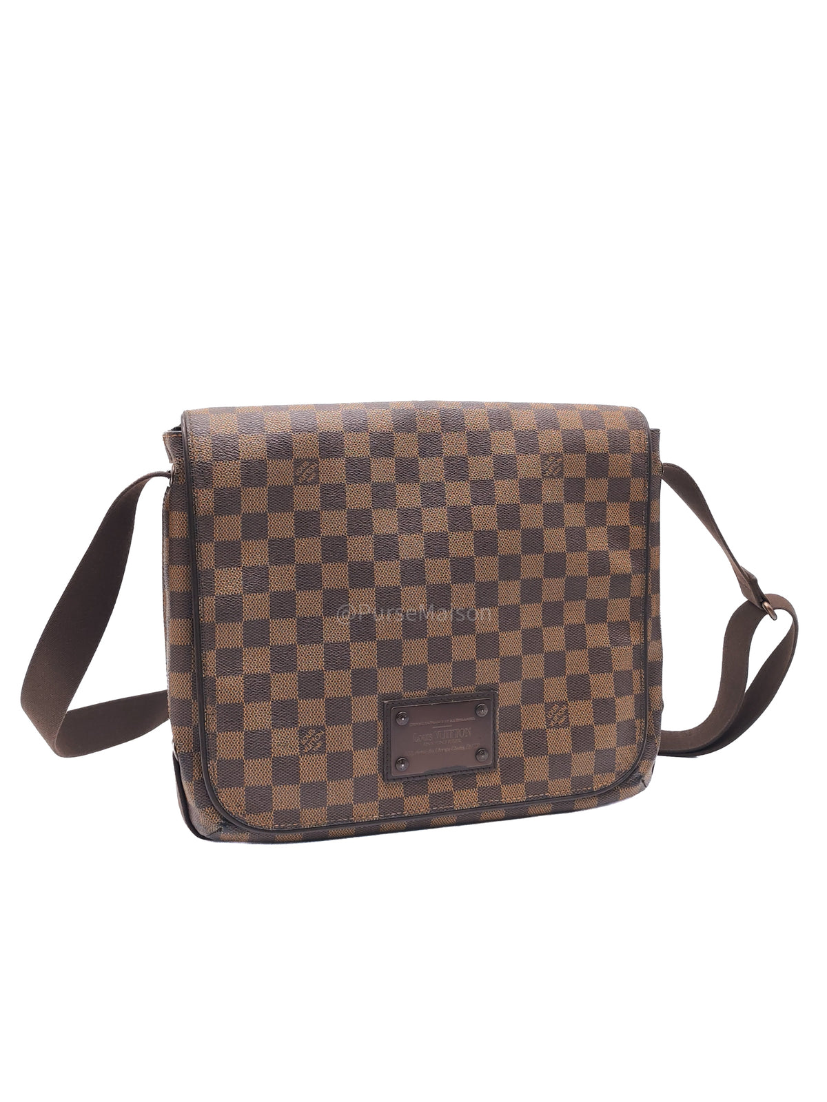 Louis Vuitton Brooklyn Messenger Bag in Damier Ebene Canvas (Date code: SR1068) | Purse Maison Luxury Bags Shop