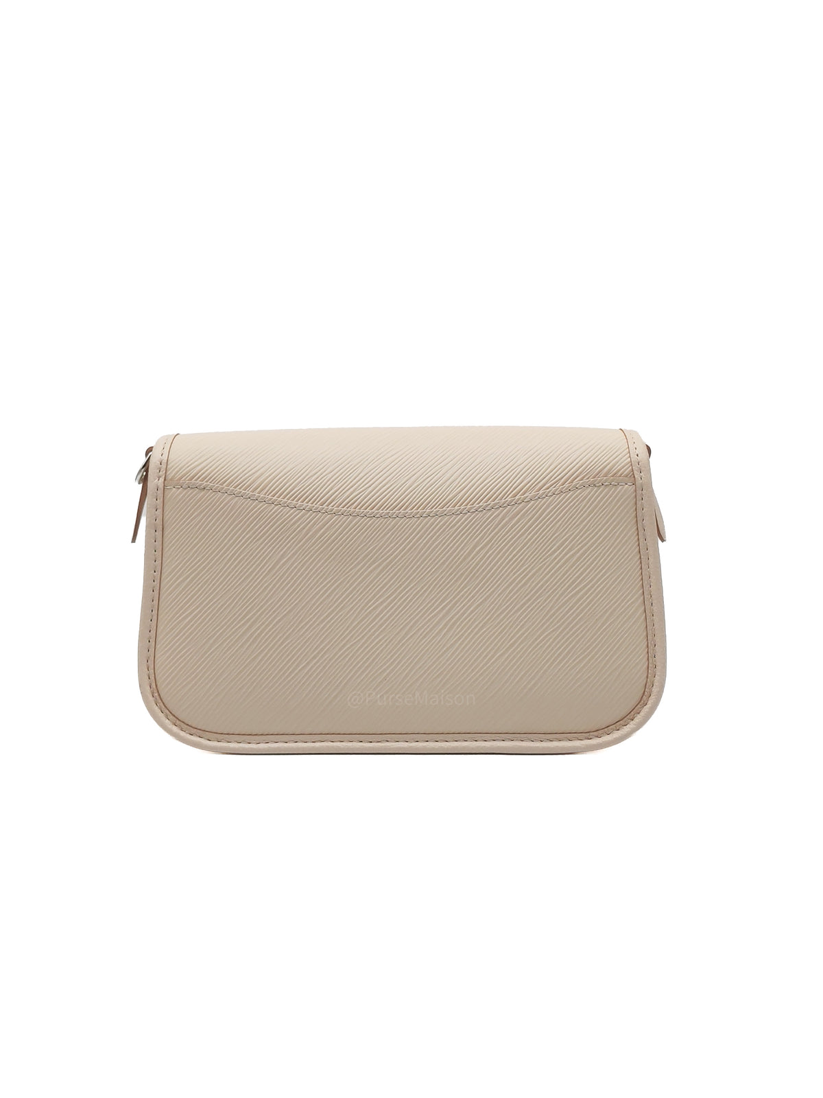 Louis Vuitton Buci Crossbody Bag in Off-White Beige Epi Leather and Silver Hardware Microchip | Purse Maison Luxury Bags Shop