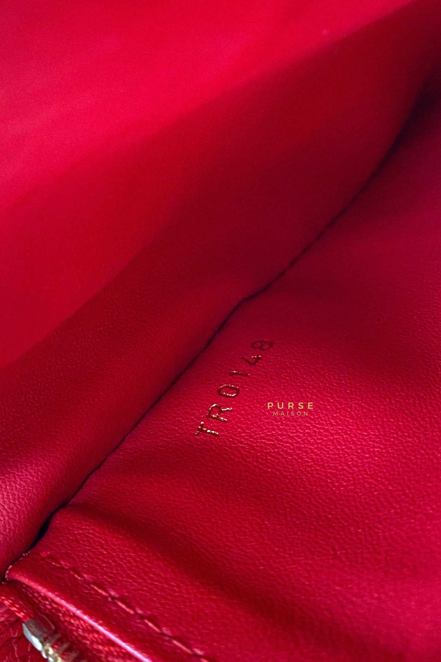 Túi xách Louis Vuitton caro nâu mặc sắt vuông lớn size 32