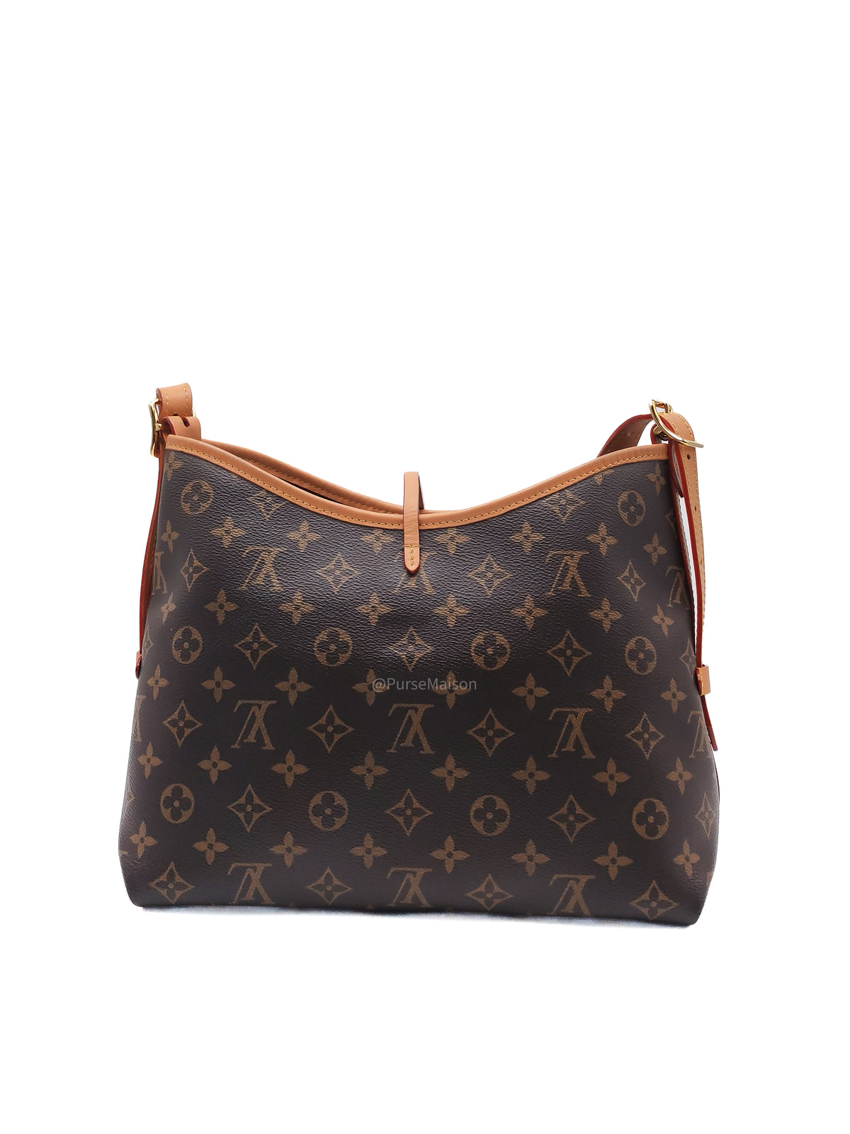 Louis Vuitton Carry All PM in Monogram Canvas and Gold Hardware Mircochip | Purse Maison Luxury Bags Shop