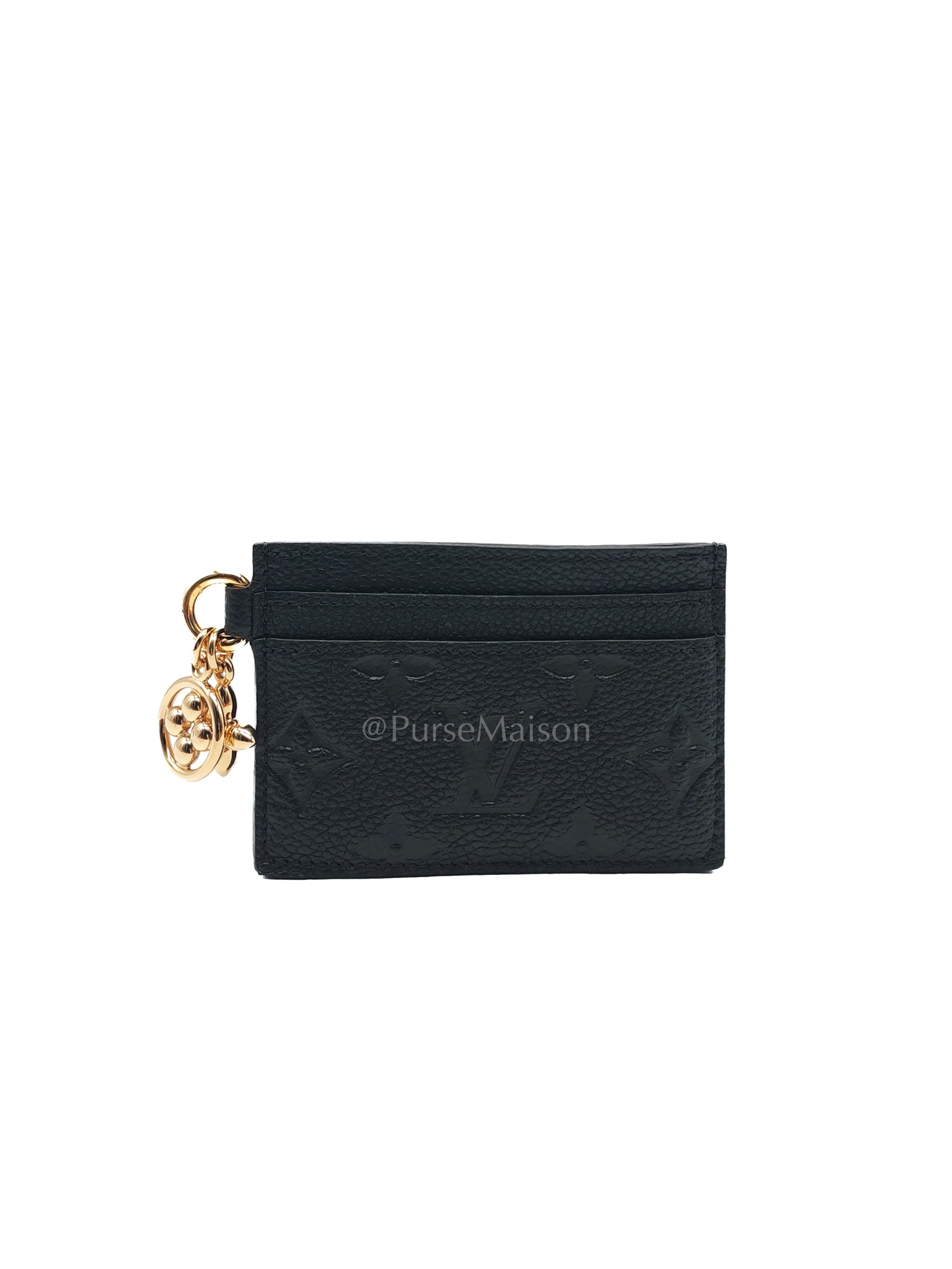 Charms Card Holder in Monogram Empreinte Leather(Microchip) | Purse Maison Luxury Bags Shop