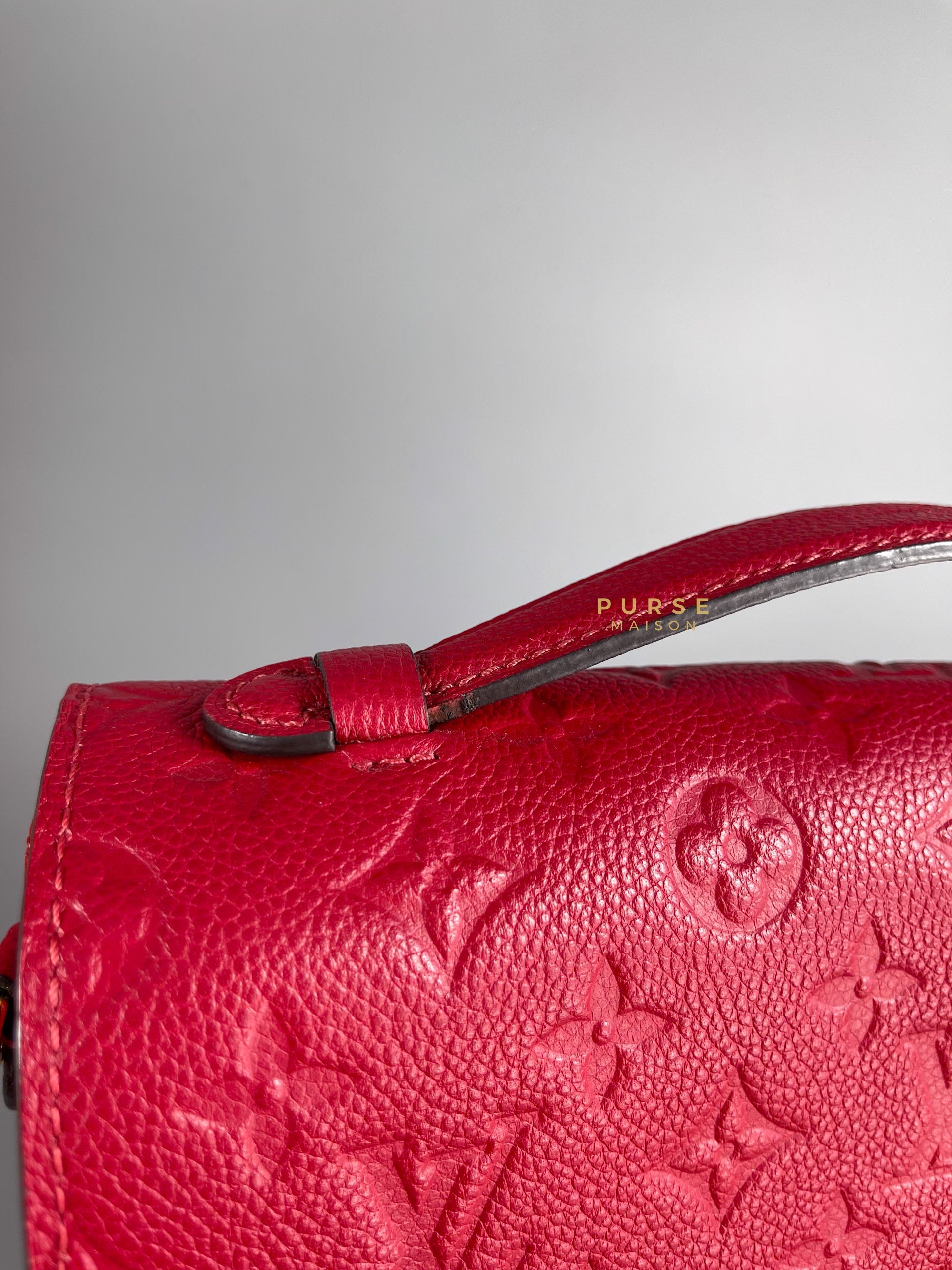 Louis Vuitton Empreinte Pochette Metis in Red (Date code: AR5108) | Purse Maison Luxury Bags Shop