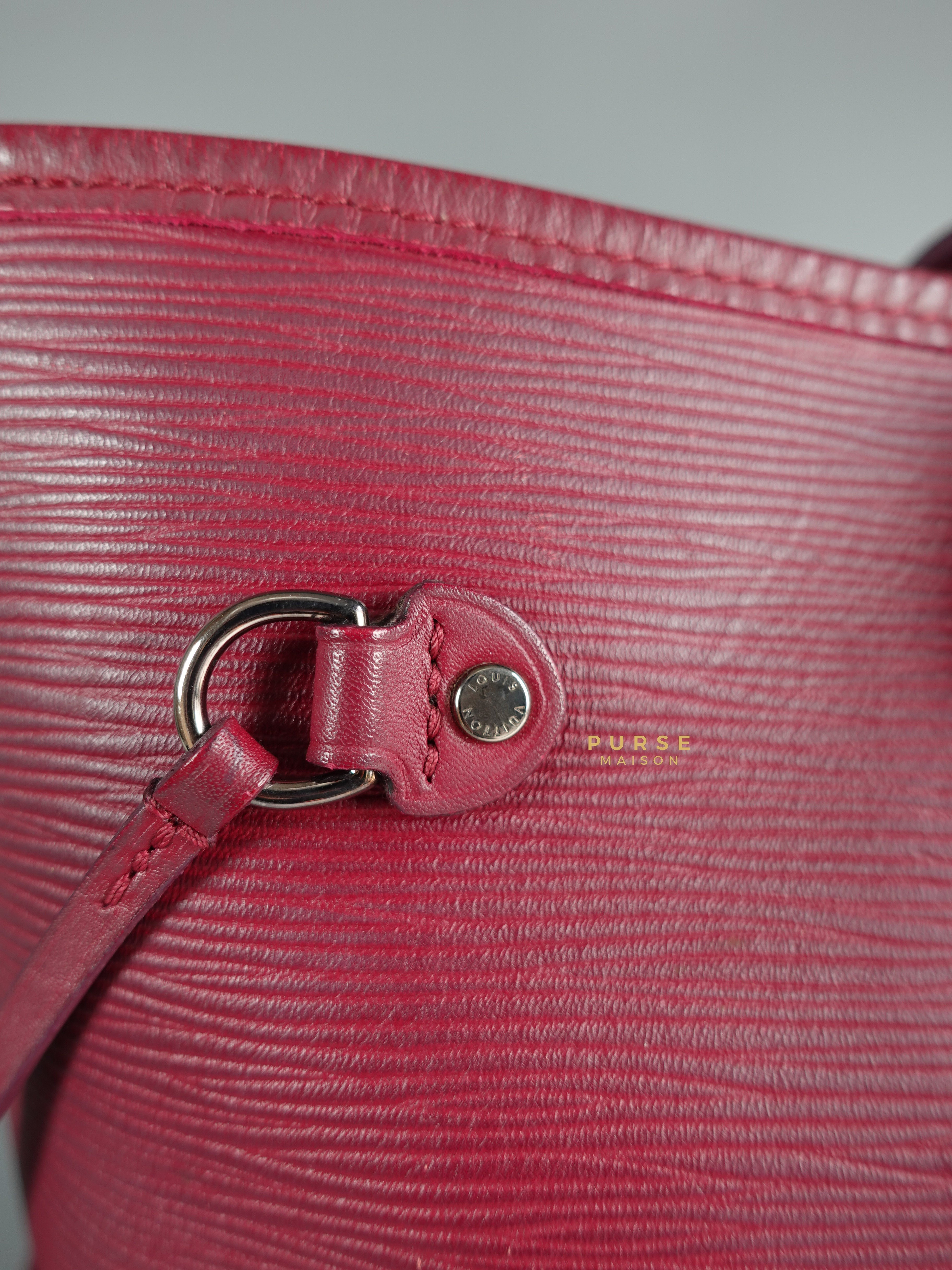 Louis Vuitton Epi Leather Neverfull Bag in Fuchsia (Date Code: FL2133) | Purse Maison Luxury Bags Shop