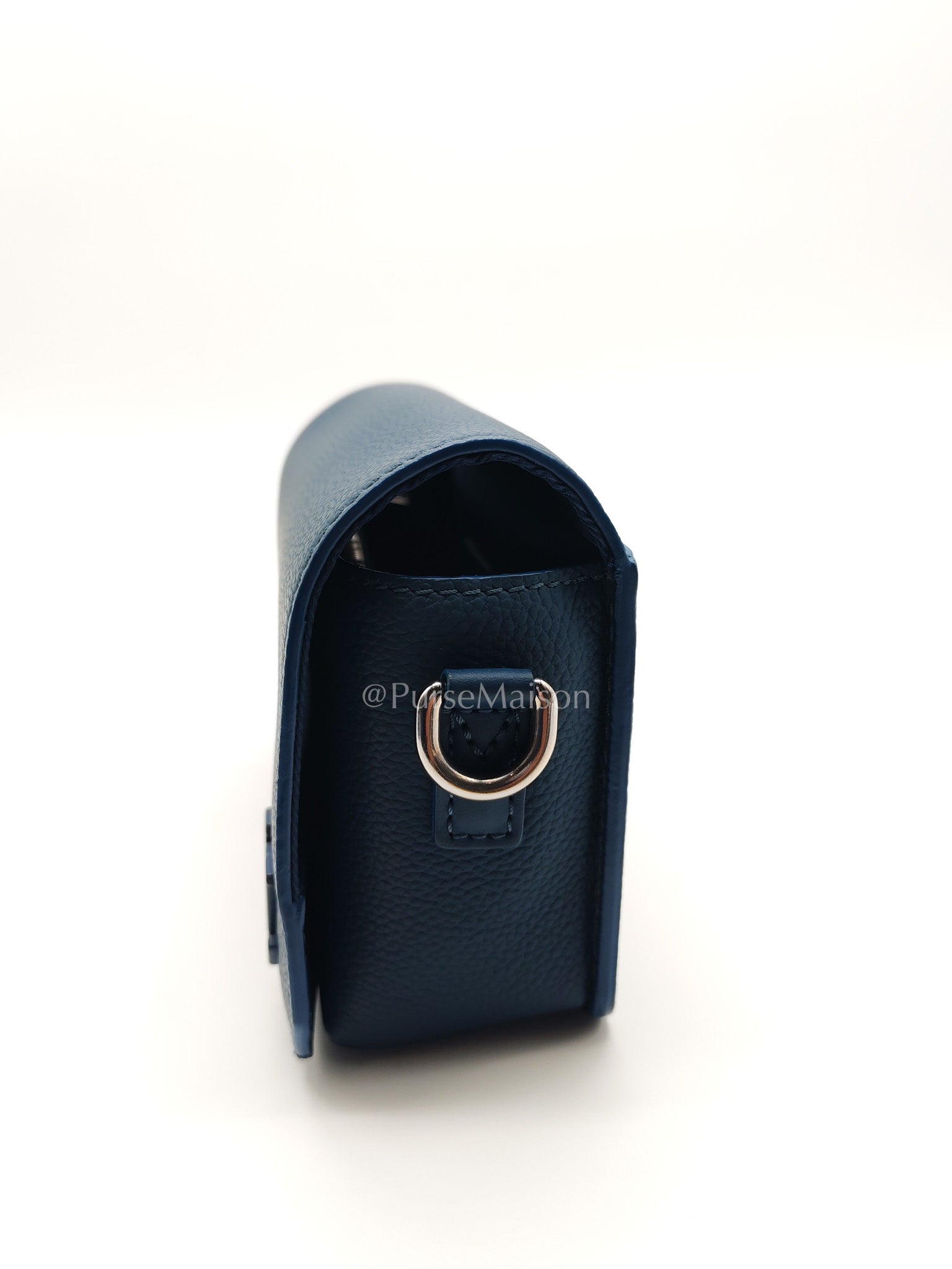 Louis Vuitton Fastline Wearable Wallet in Atlantic Blue Cowhide Leather and Silver Hardware Microchip | Purse Maison Luxury Bags Shop
