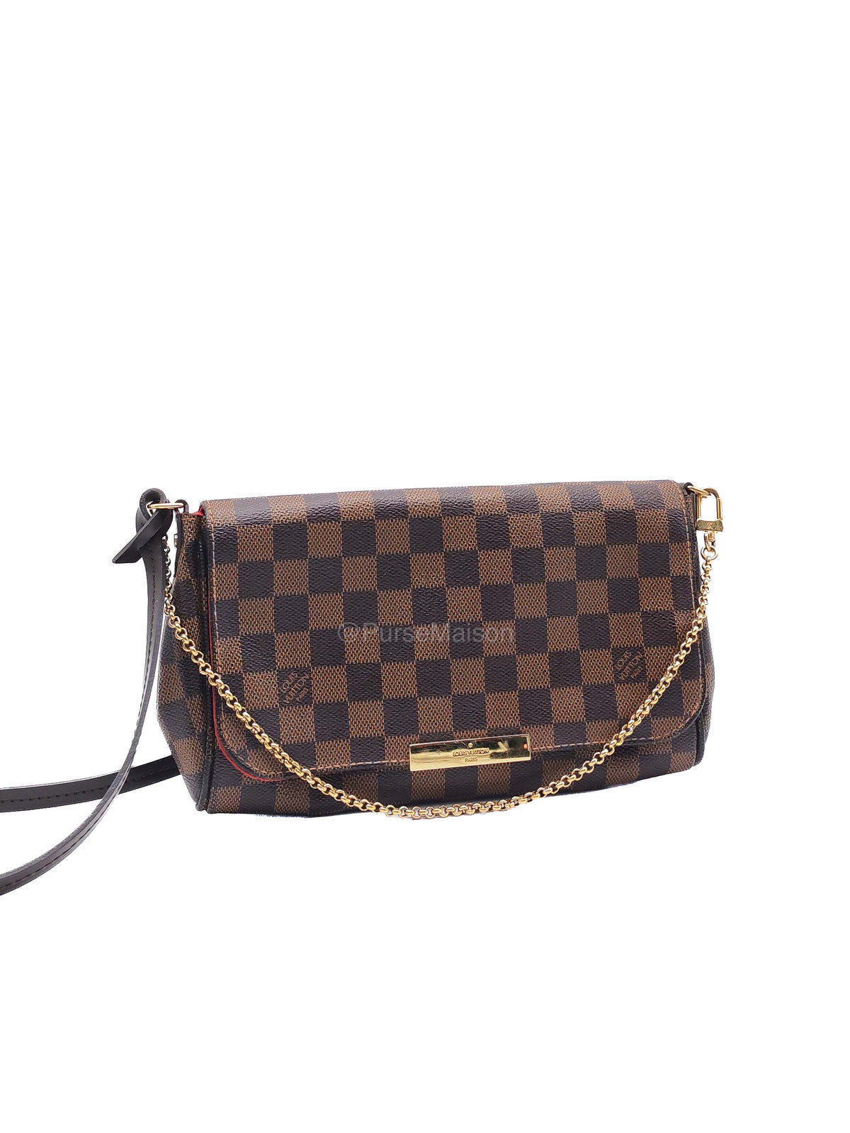 Louis Vuitton Favorite MM in Damier Ebene Canvas (Datecode: DU3174) | Purse Maison Luxury Bags Shop