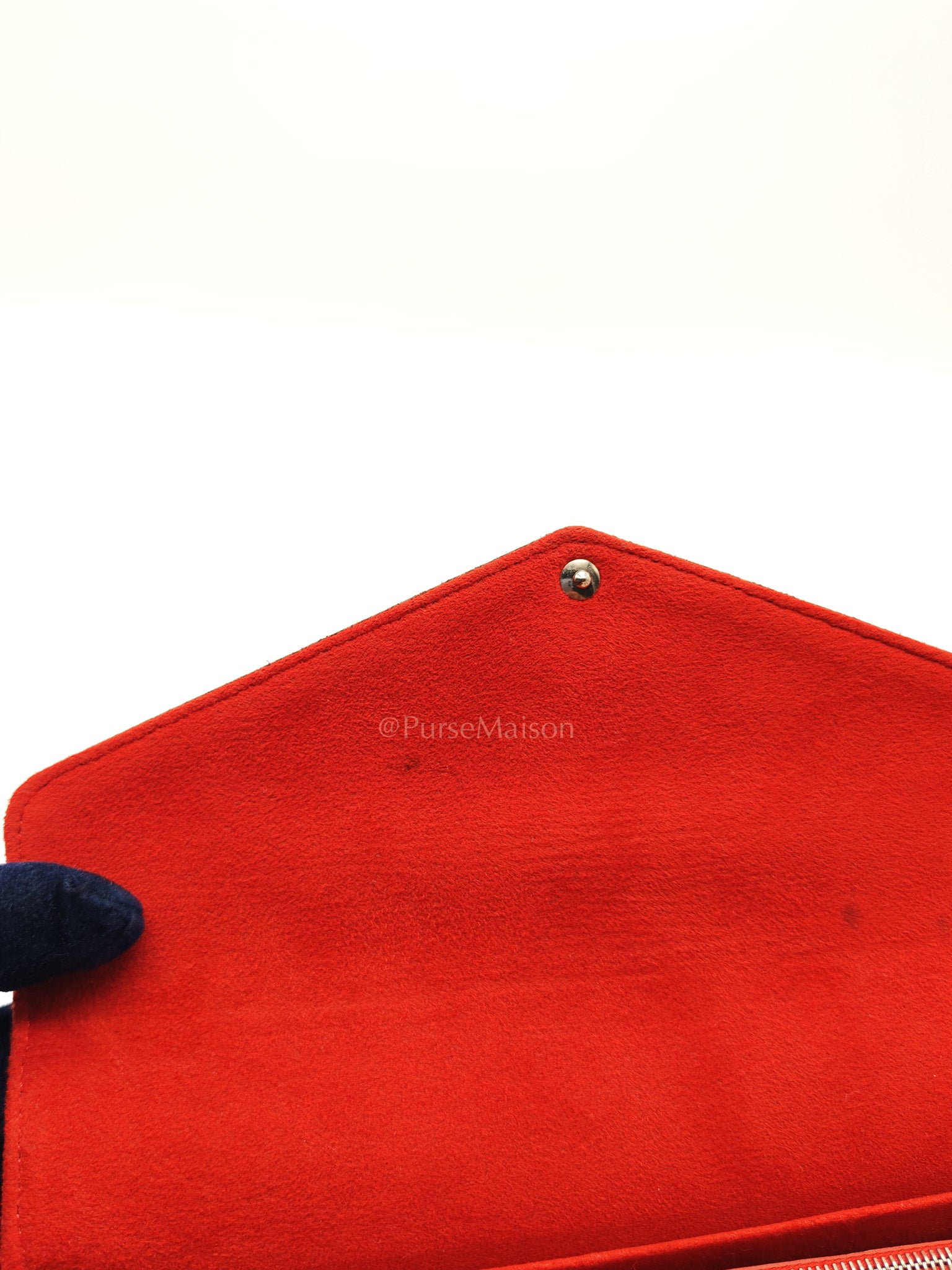 Louis Vuitton Felicie GM in Red Epi Leather Silver Hardware (Date code: TJ0117) | Purse Maison Luxury Bags Shop