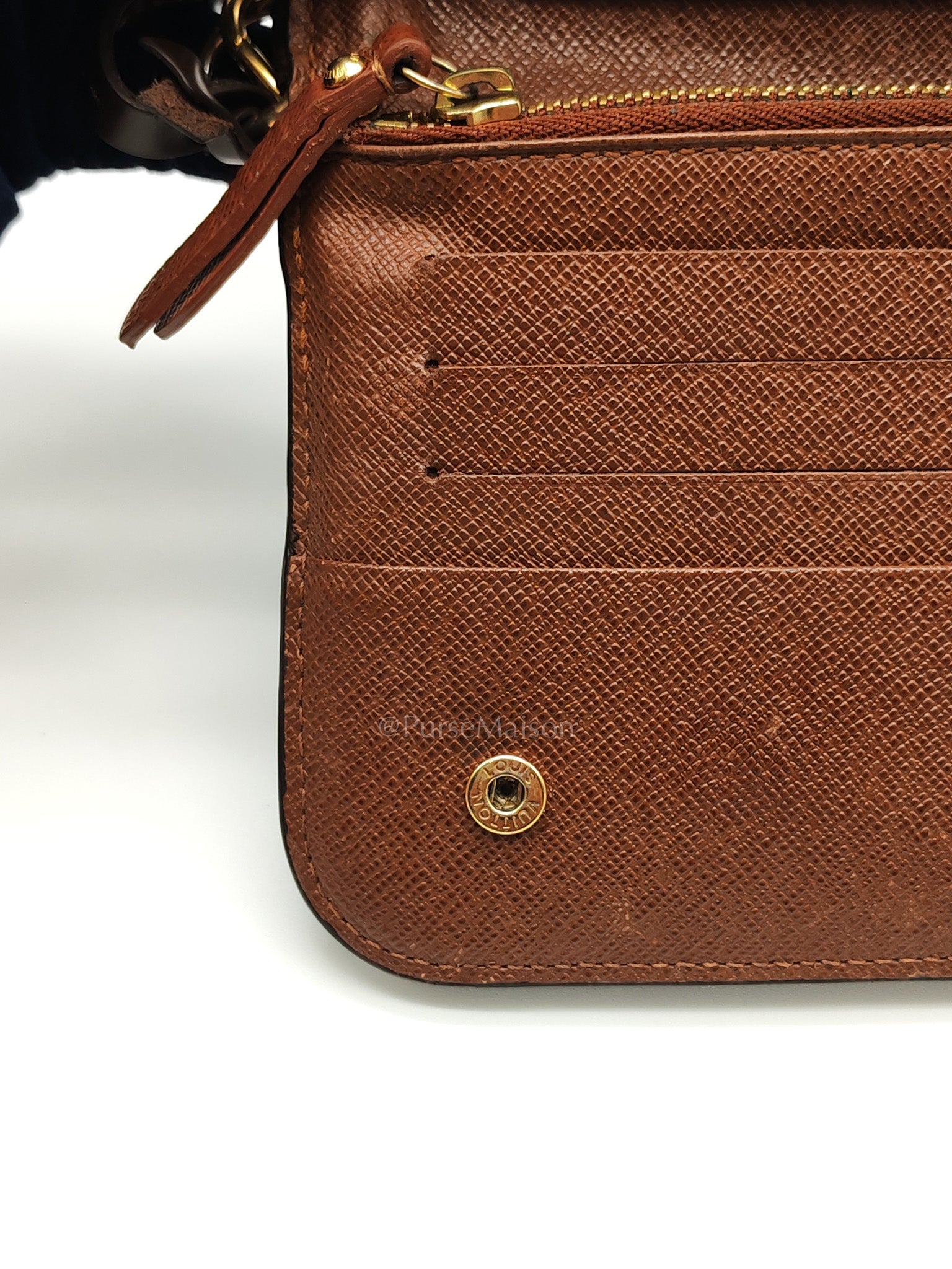 Insolite Wallet Resembles in Monogram Canvas and Gold Hardware (Datecode: CA4132) | Purse Maison Luxury Bags Shop