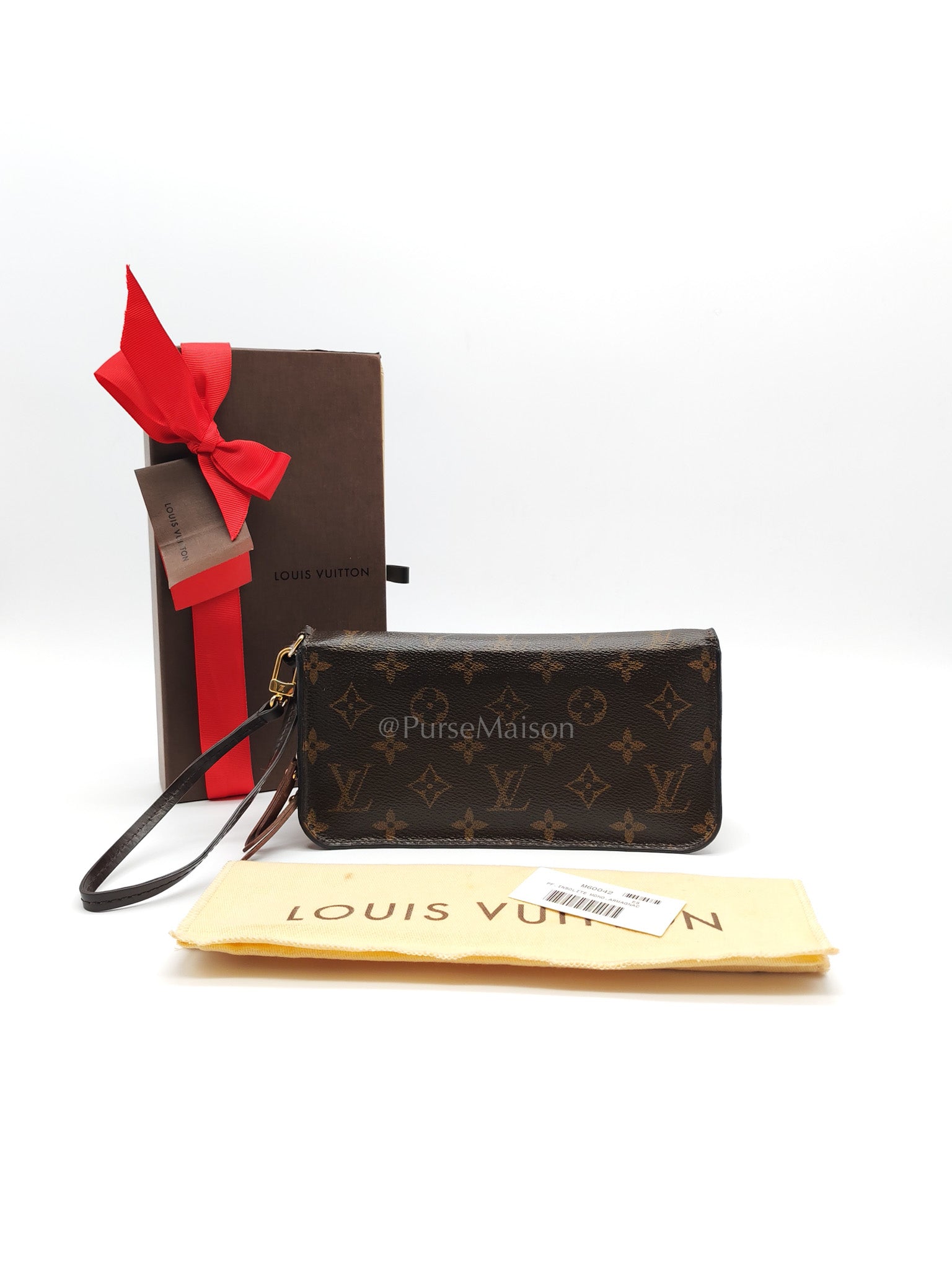 Insolite Wallet Resembles in Monogram Canvas and Gold Hardware (Datecode: CA4132) | Purse Maison Luxury Bags Shop