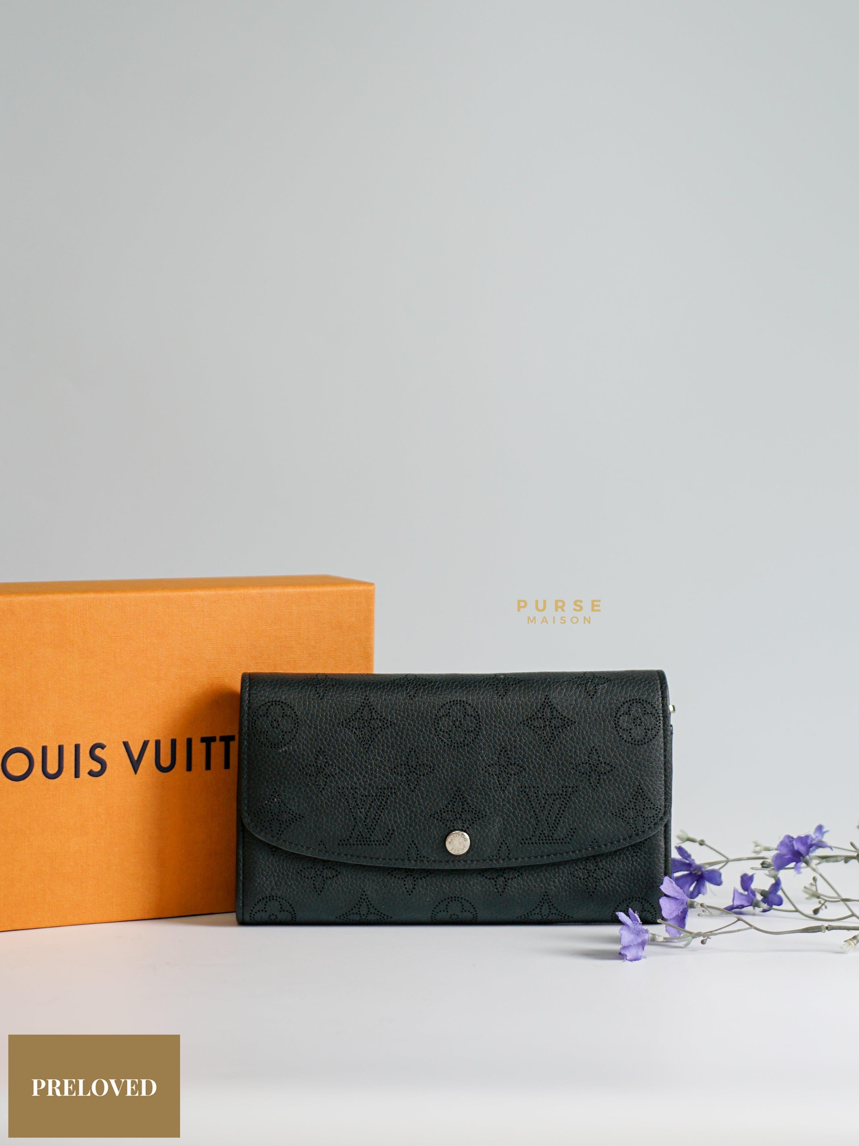 Louis Vuitton Iris Wallet Black Mahina