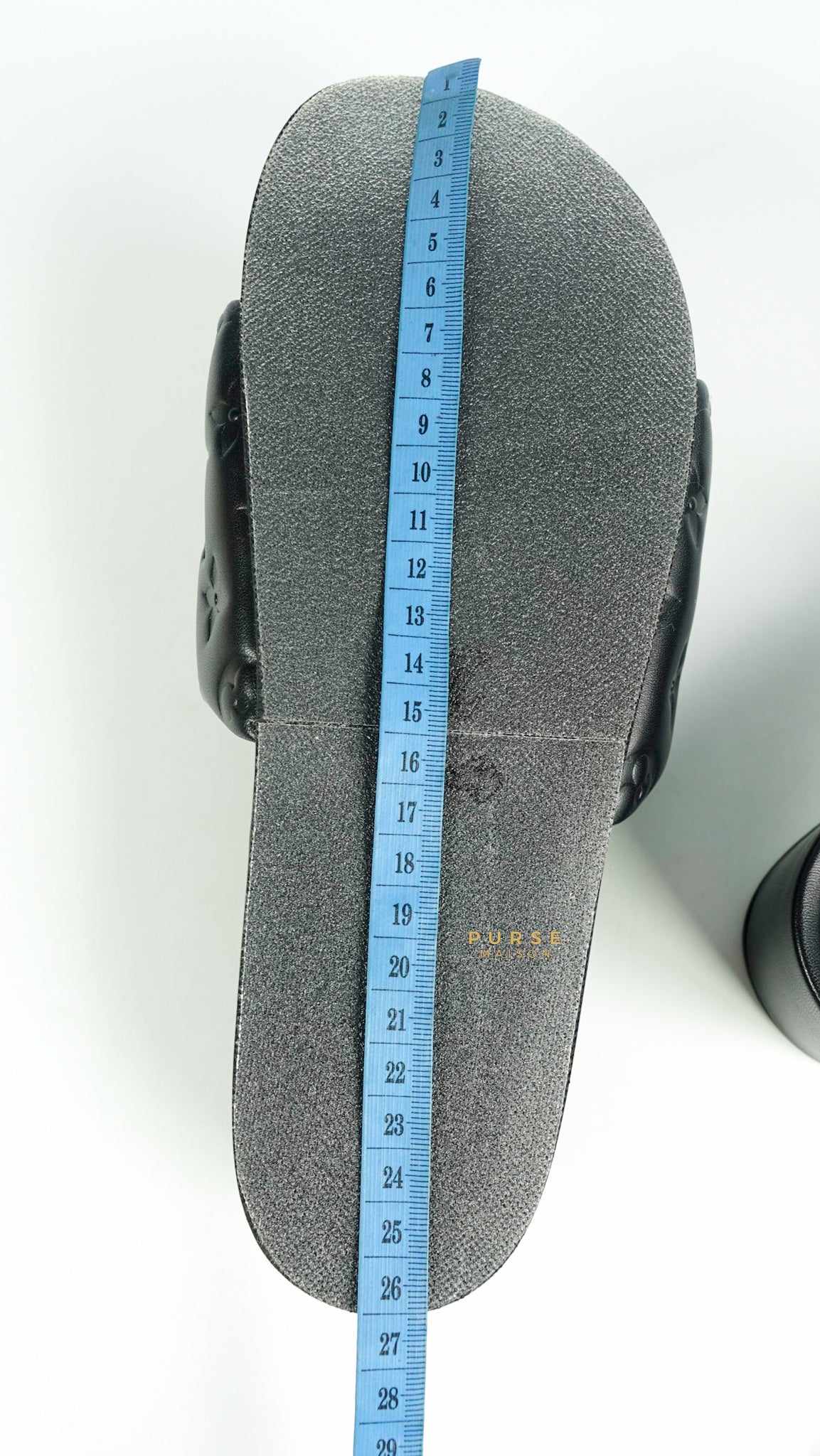 Louis Vuitton Jumbo Flatform Mule Noir Slides (Size 40 EUR, 26cm)