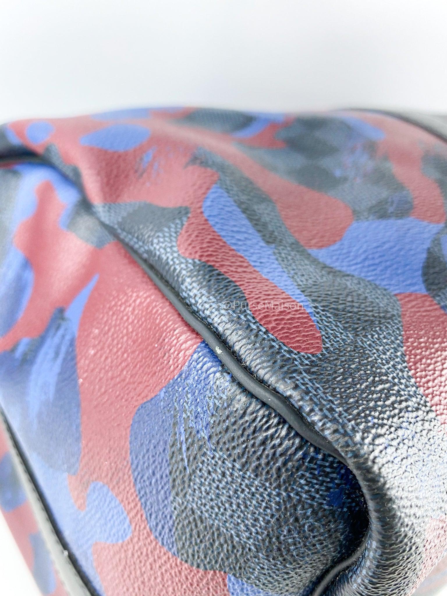 Louis Vuitton Keepall Bandoulier 45 Damier Cobalt Camouflage (Date Code: DU1176)