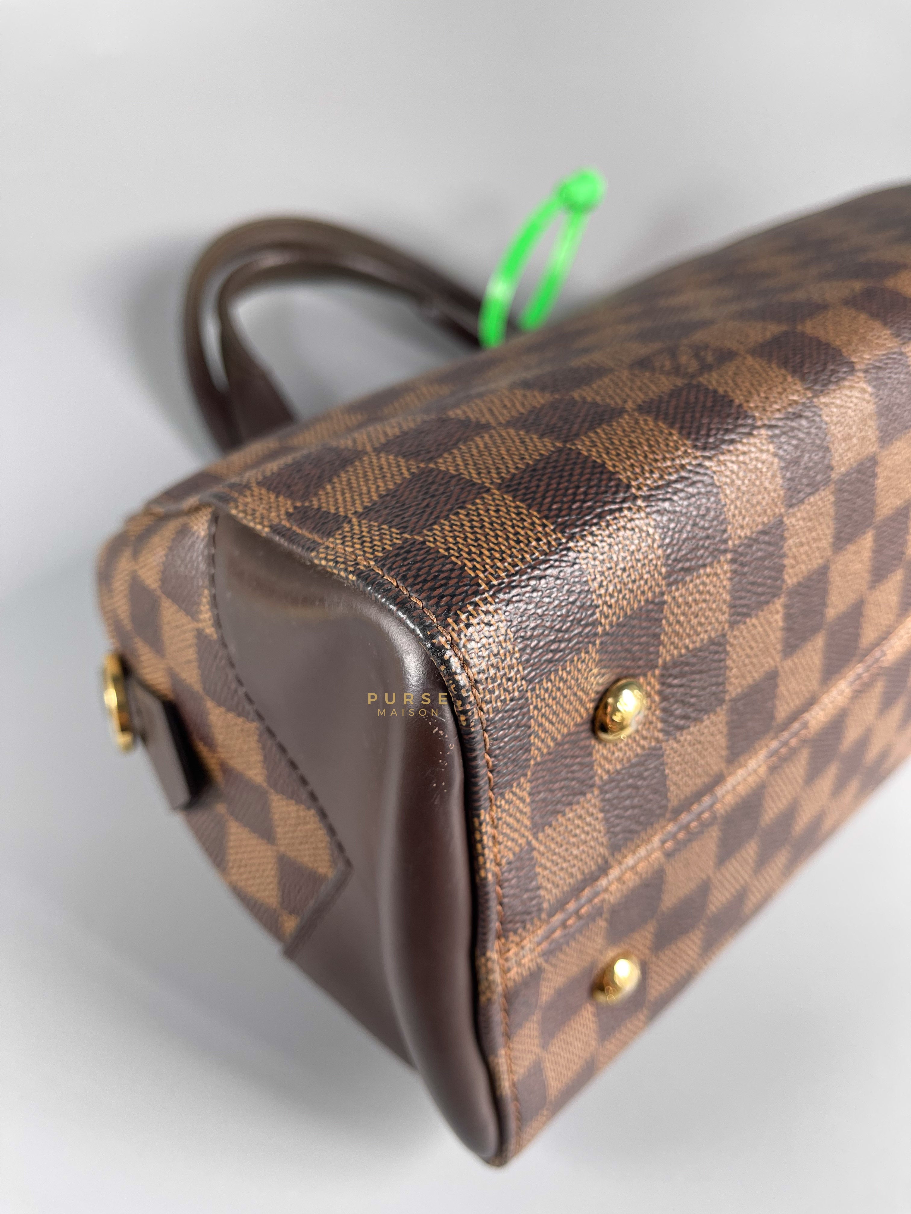 Louis Vuitton Kensington Bowling 2Way Damier Ebene Canvas Shoulder Bag (Date Code: TJ1176) | Purse Maison Luxury Bags Shop