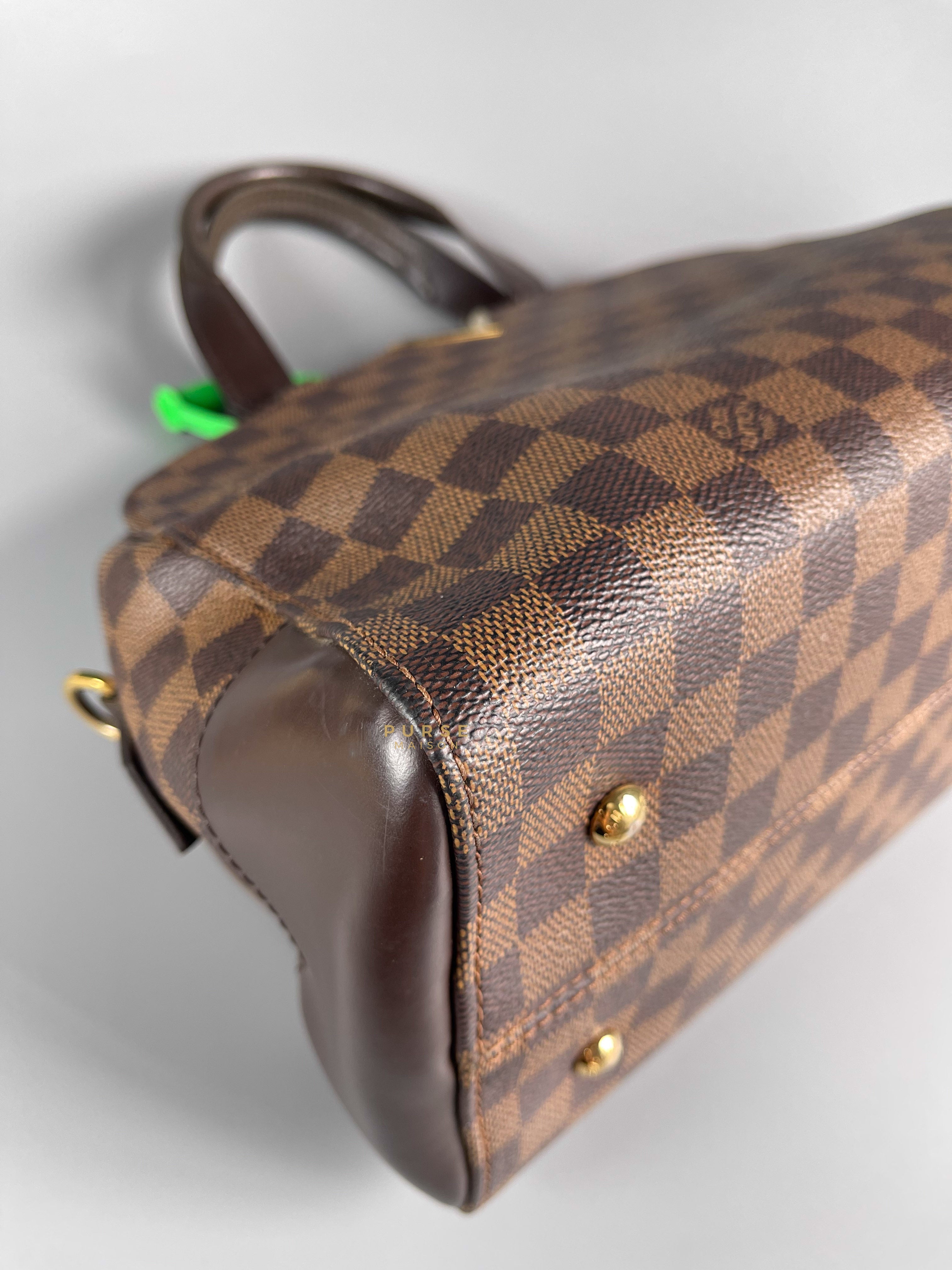 Louis Vuitton Kensington Bowling 2Way Damier Ebene Canvas Shoulder Bag (Date Code: TJ1176) | Purse Maison Luxury Bags Shop