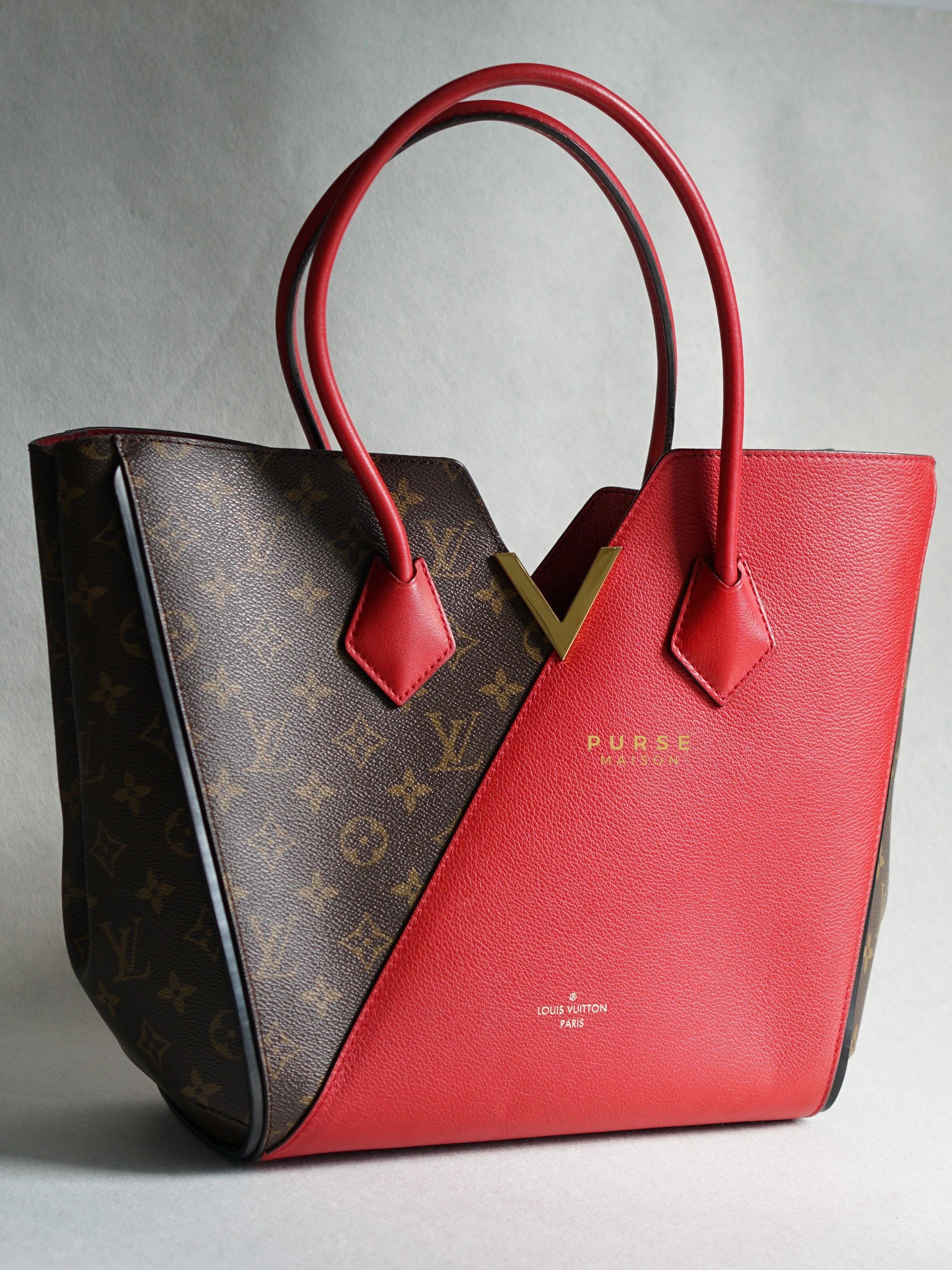 Louis Vuitton Kimono Monogram and Red Leather (DU4165) | Purse Maison Luxury Bags Shop