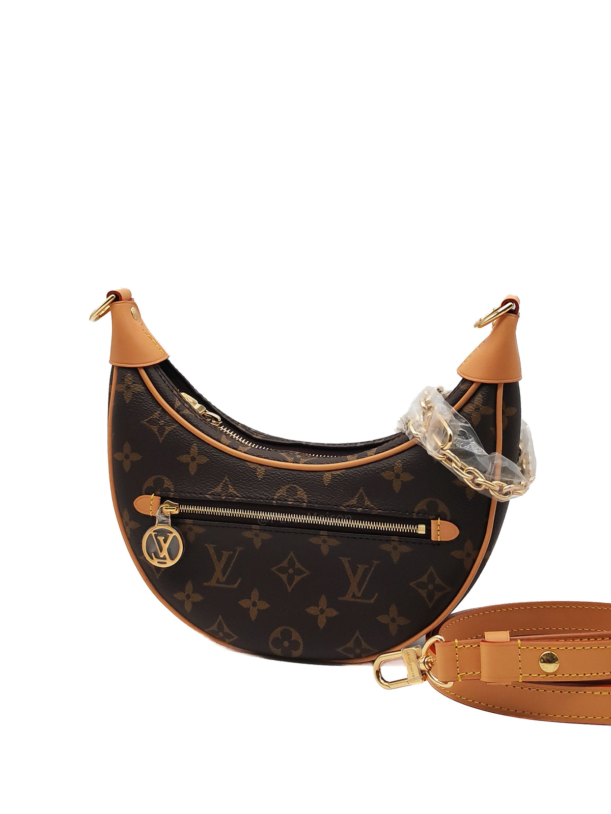 Louis Vuitton Loop Hand Bag in Monogram Canvas and Gold Hardware Microchip | Purse Maison Luxury Bags Shop