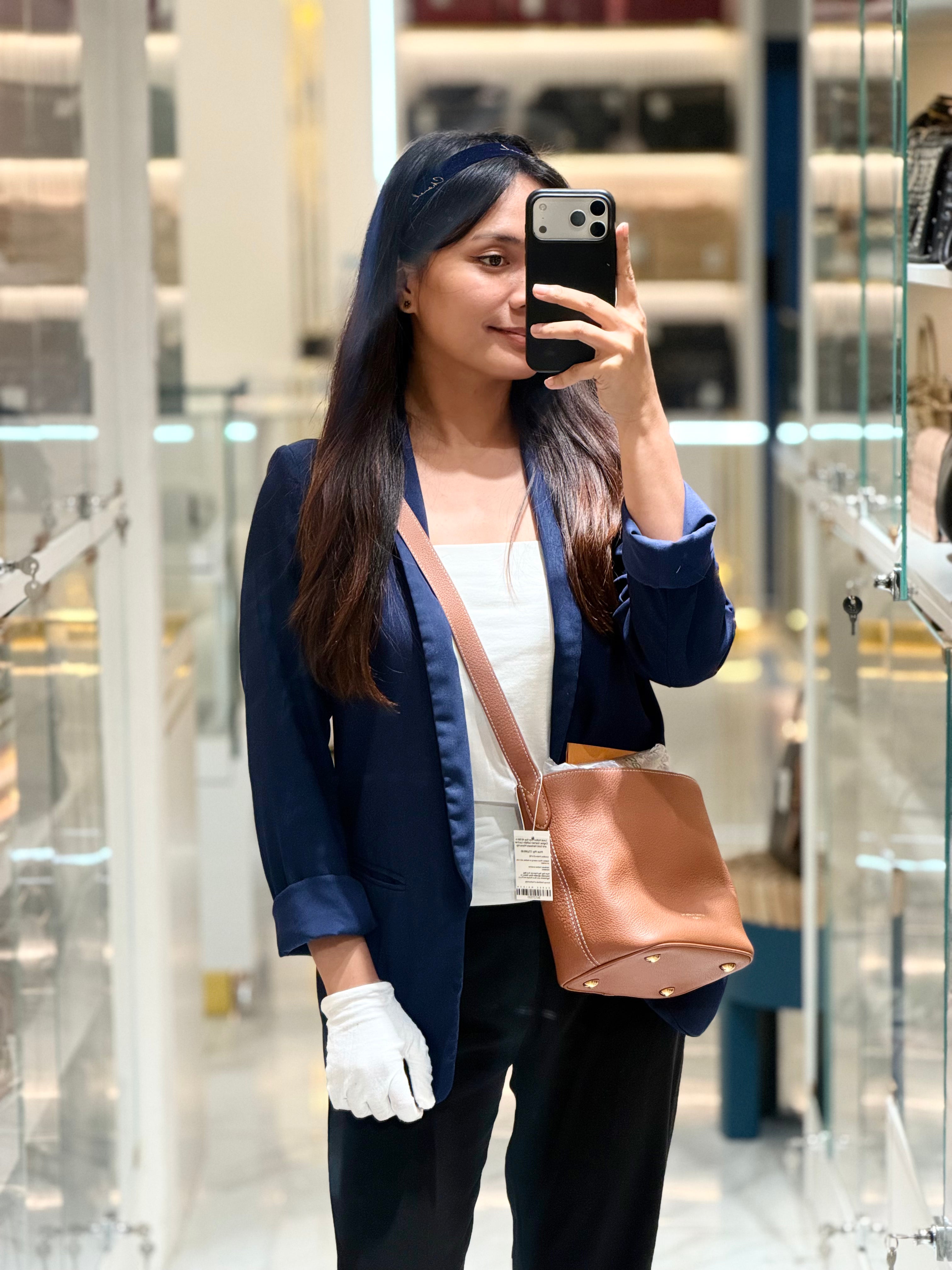 Louis Vuitton Low Key All BB in Cognac Grained Calfskin Leather and Gold Hardware Microchip | Purse Maison Luxury Bags Shop