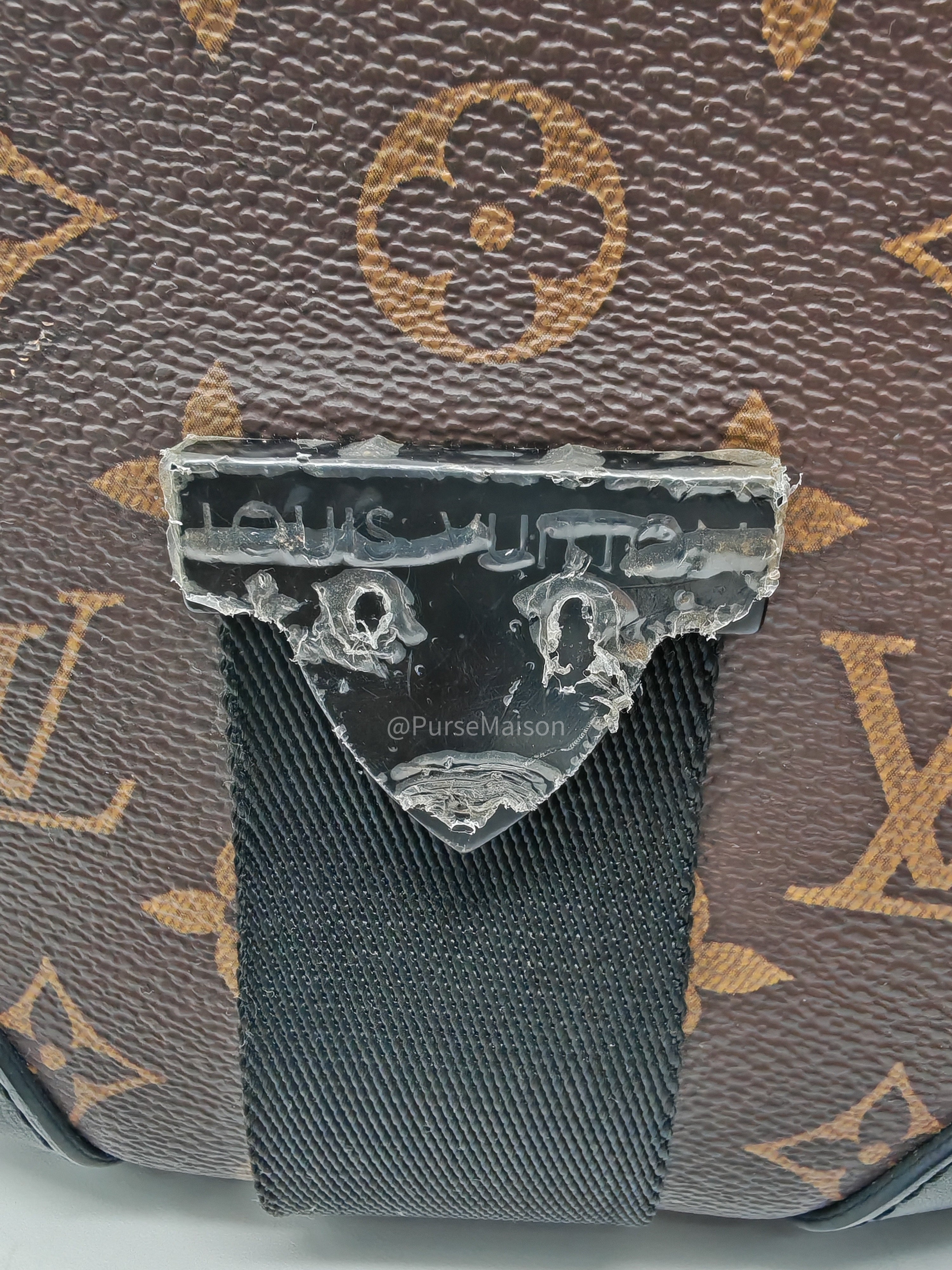 Louis Vuitton Macassar Archy Monogram Canvas Messenger Bag (Microchip) | Purse Maison Luxury Bags Shop