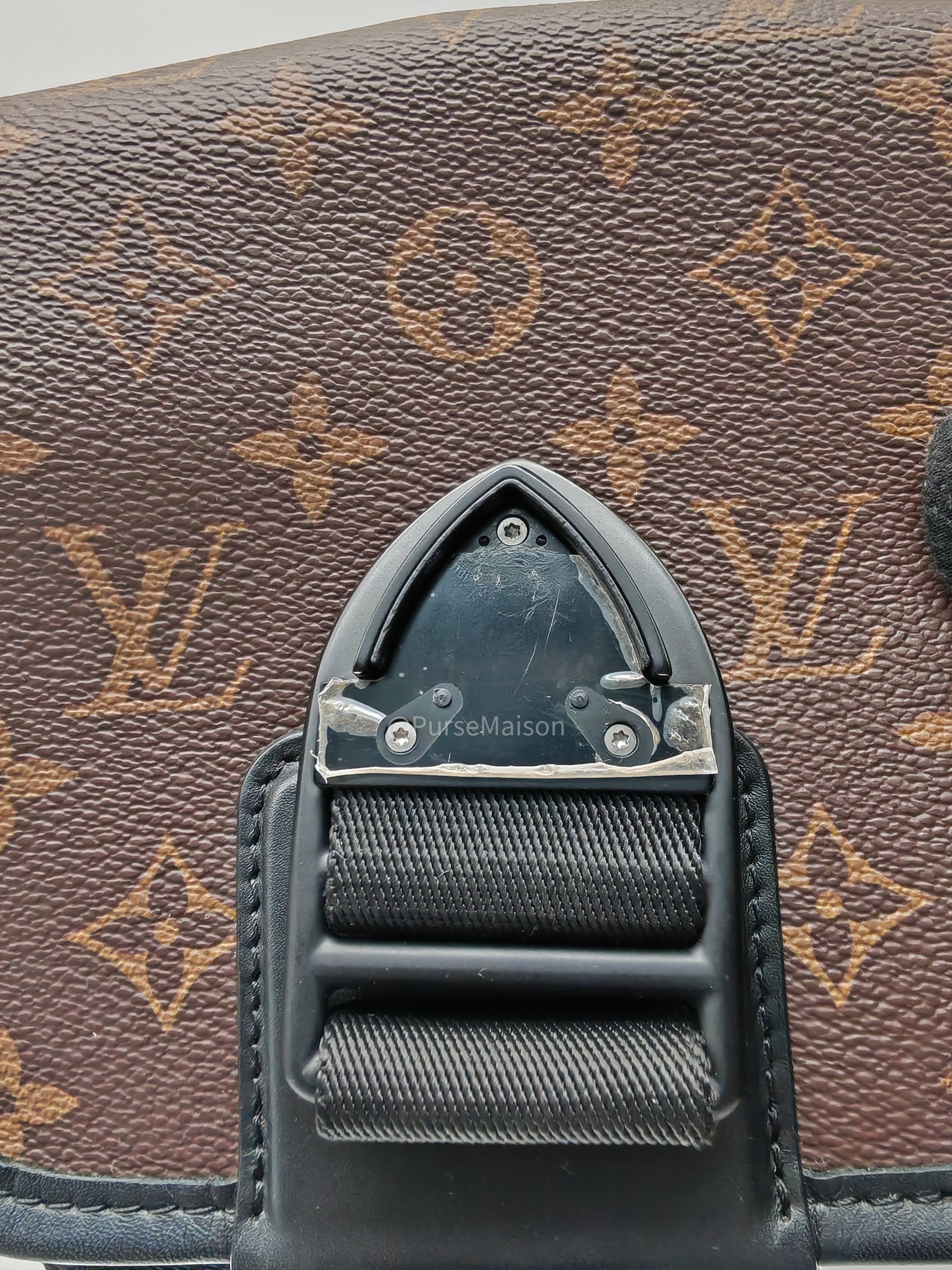 Louis Vuitton Macassar Archy Monogram Canvas Messenger Bag (Microchip) | Purse Maison Luxury Bags Shop