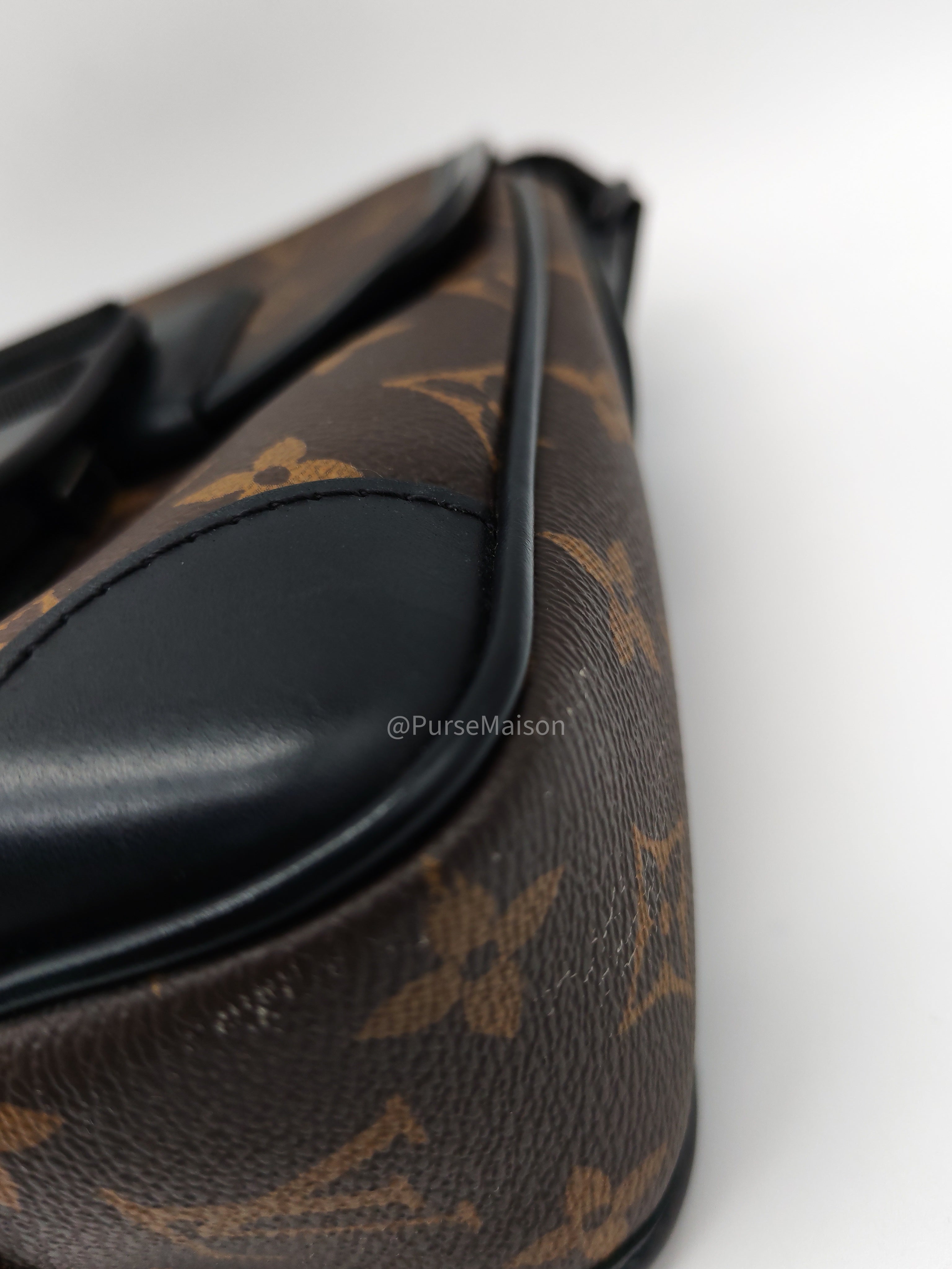Louis Vuitton Macassar Archy Monogram Canvas Messenger Bag (Microchip) | Purse Maison Luxury Bags Shop