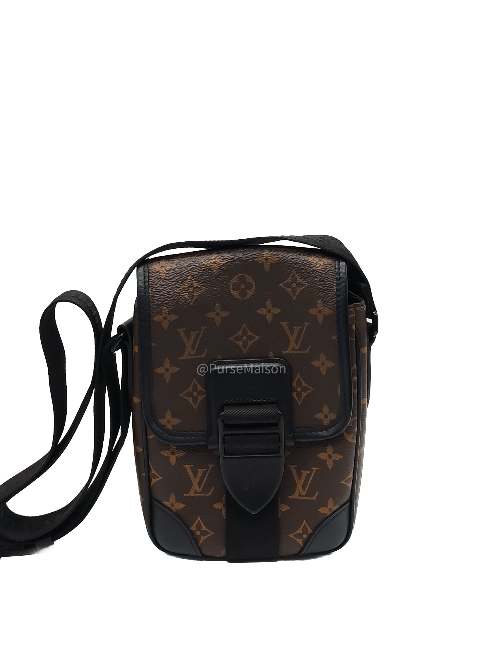 Louis Vuitton Macassar Archy Monogram Canvas Messenger Bag (Microchip) | Purse Maison Luxury Bags Shop