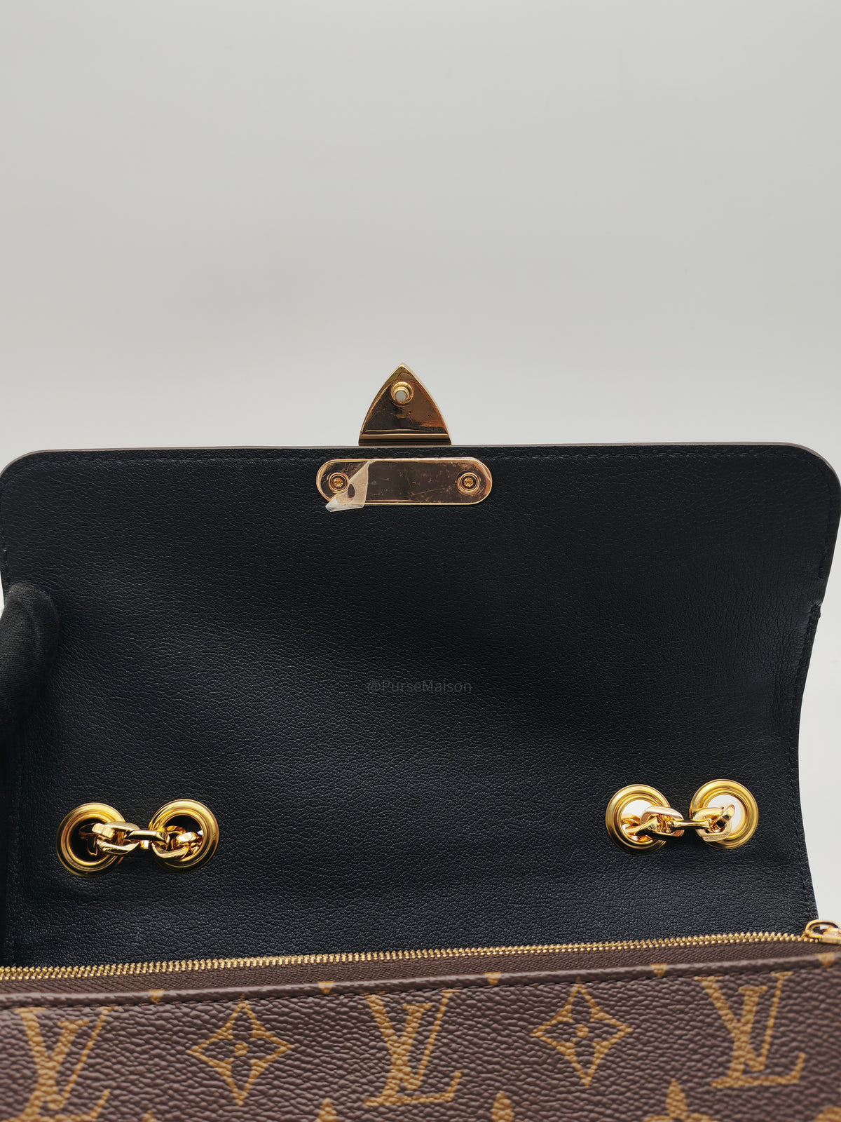 Louis Vuitton Marceau Shoulder Bag in Monogram Canvas and Gold Hardware Microchip | Purse Maison Luxury Bags Shop
