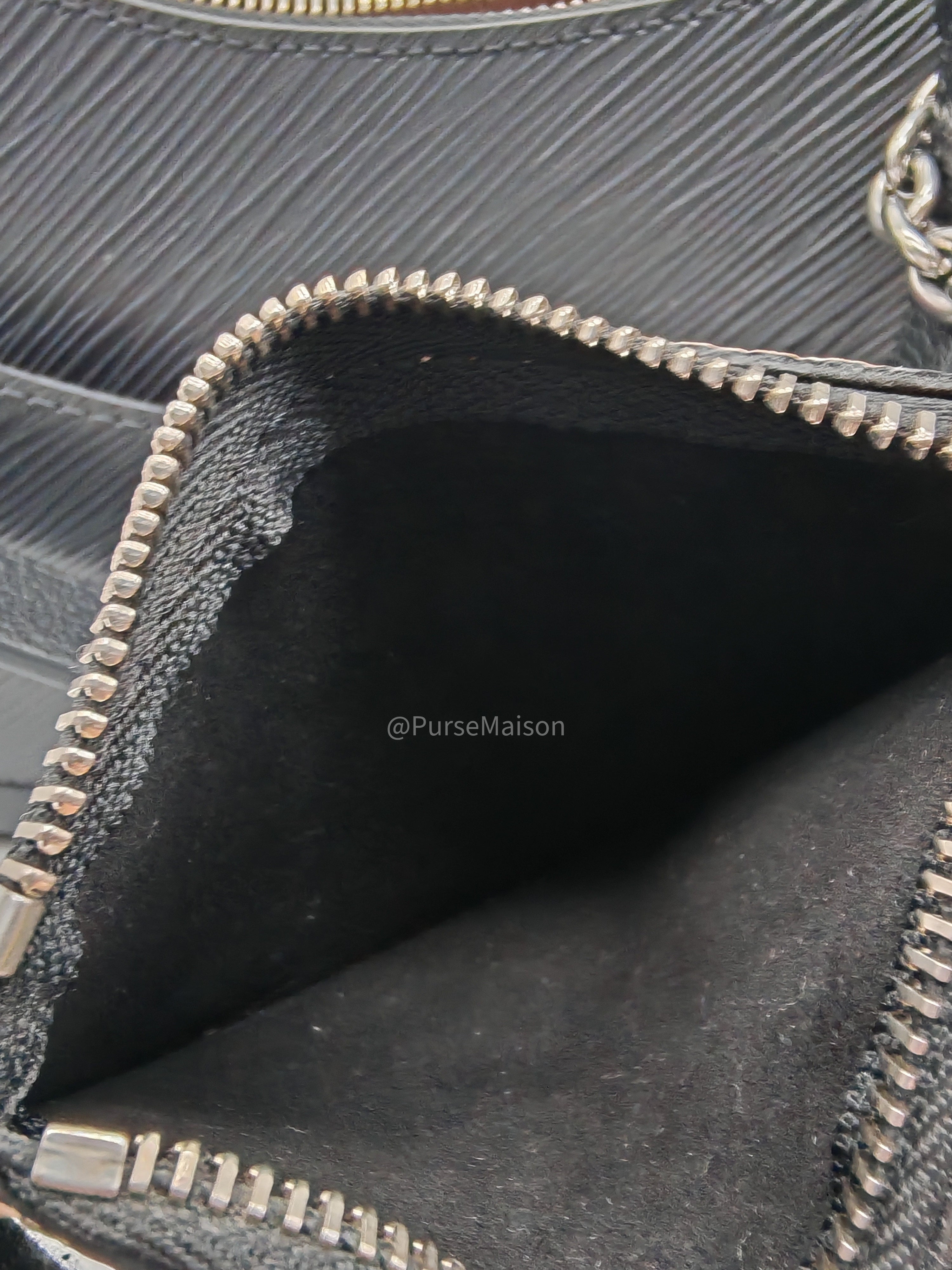 Louis Vuitton Marelle PM in Black Epi Leather Shoulder Bag (Microchip) | Purse Maison Luxury Bags Shop