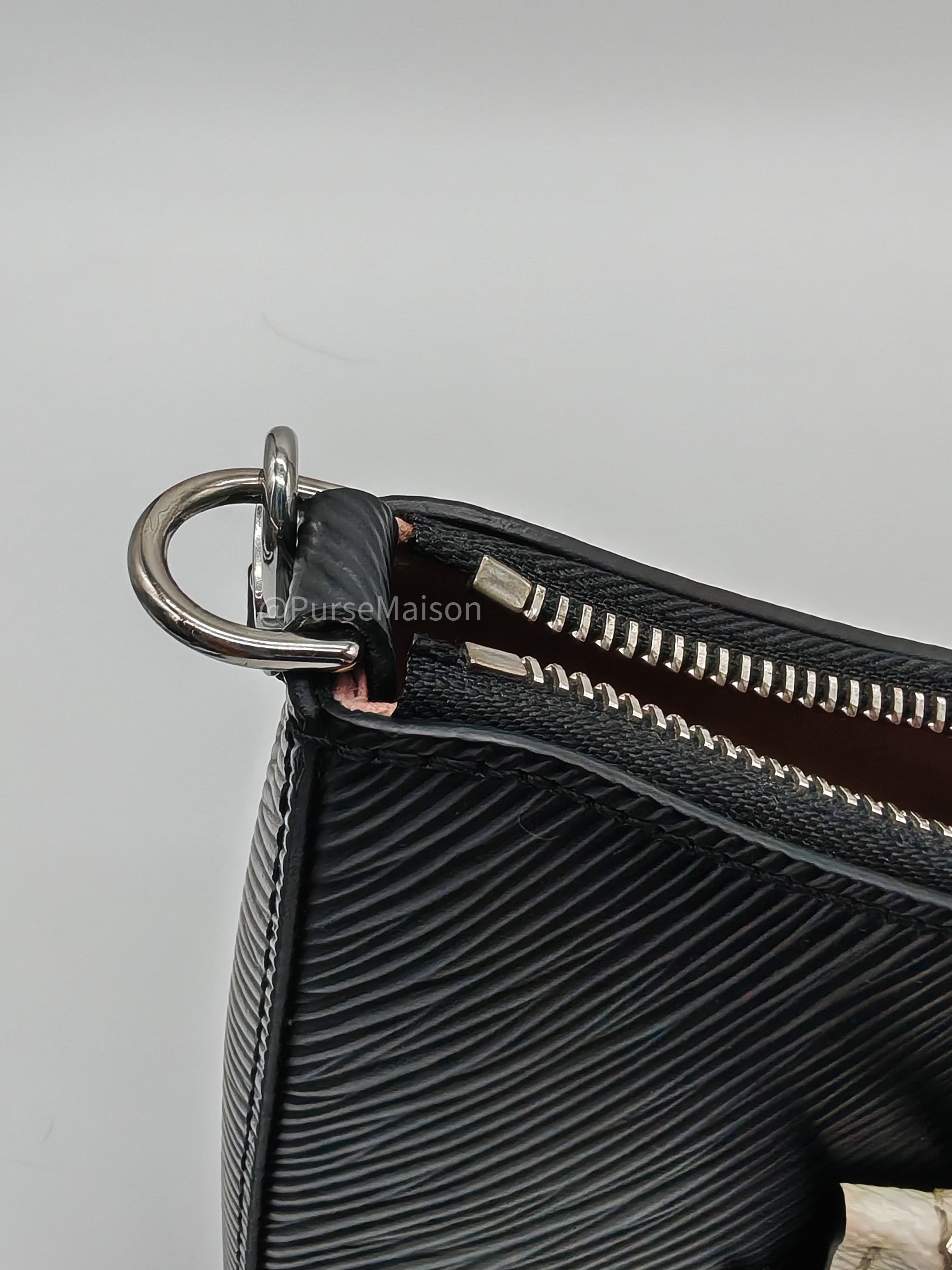 Louis Vuitton Marelle PM in Black Epi Leather Shoulder Bag (Microchip) | Purse Maison Luxury Bags Shop