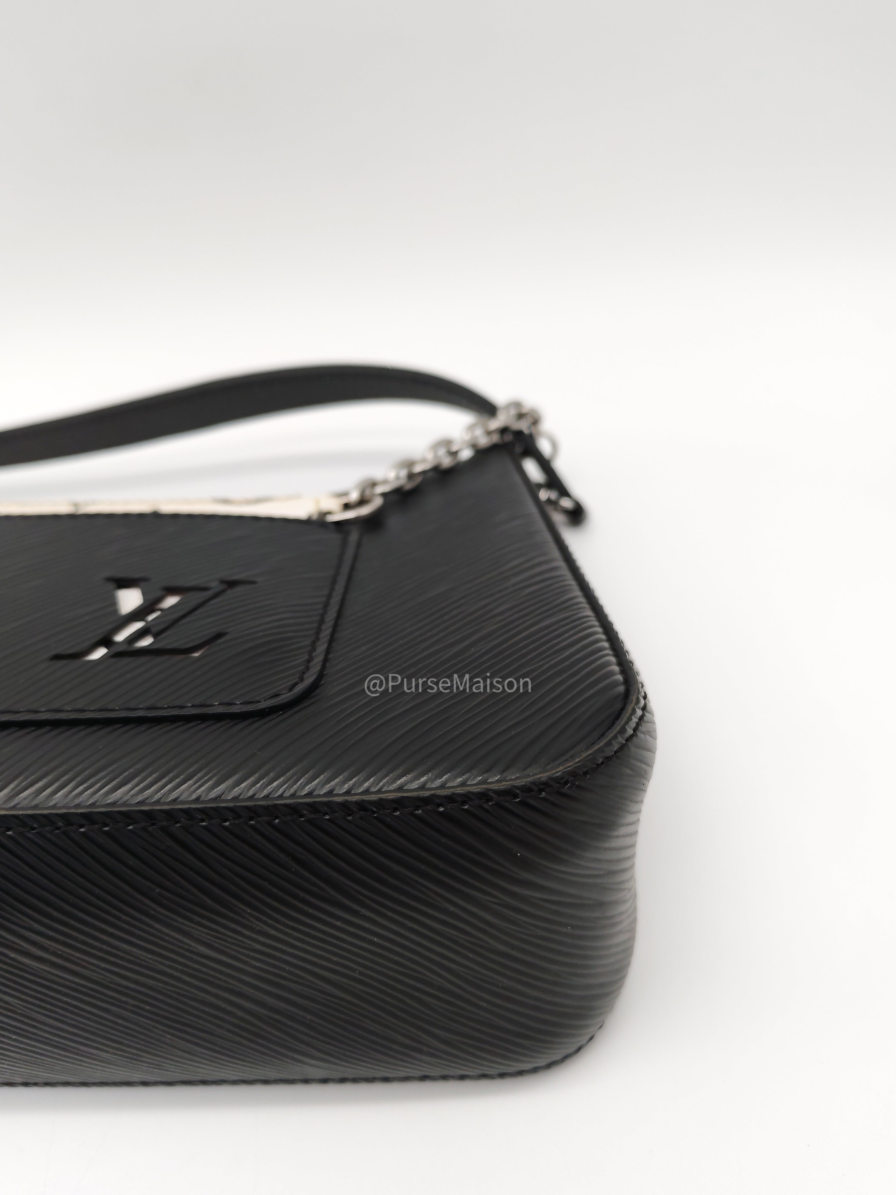Louis Vuitton Marelle PM in Black Epi Leather Shoulder Bag (Microchip) | Purse Maison Luxury Bags Shop