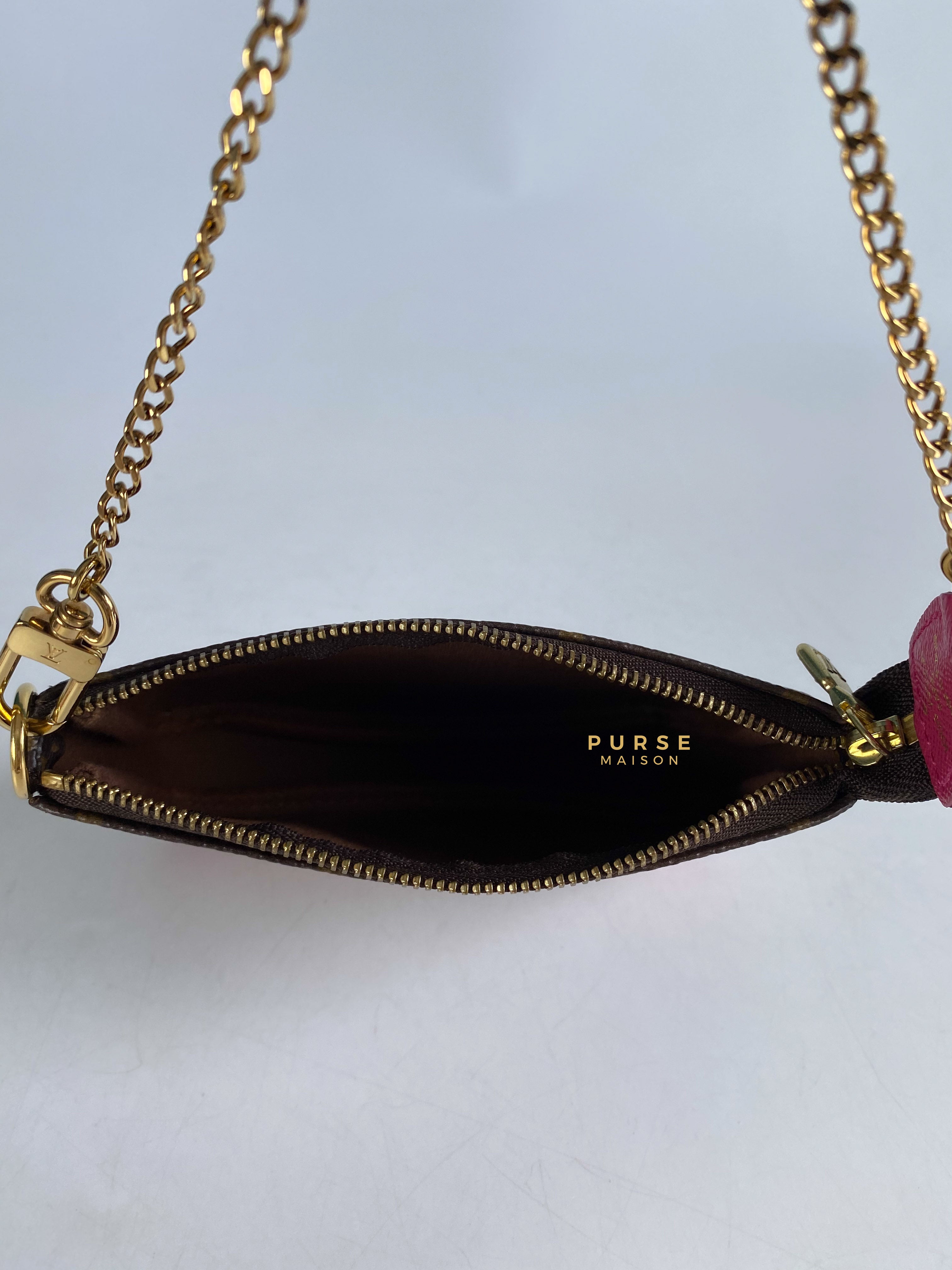 Louis Vuitton Mini Pochette Christmas Limited Edition Monogram (Date Code: SF4137) | Purse Maison Luxury Bags Shop