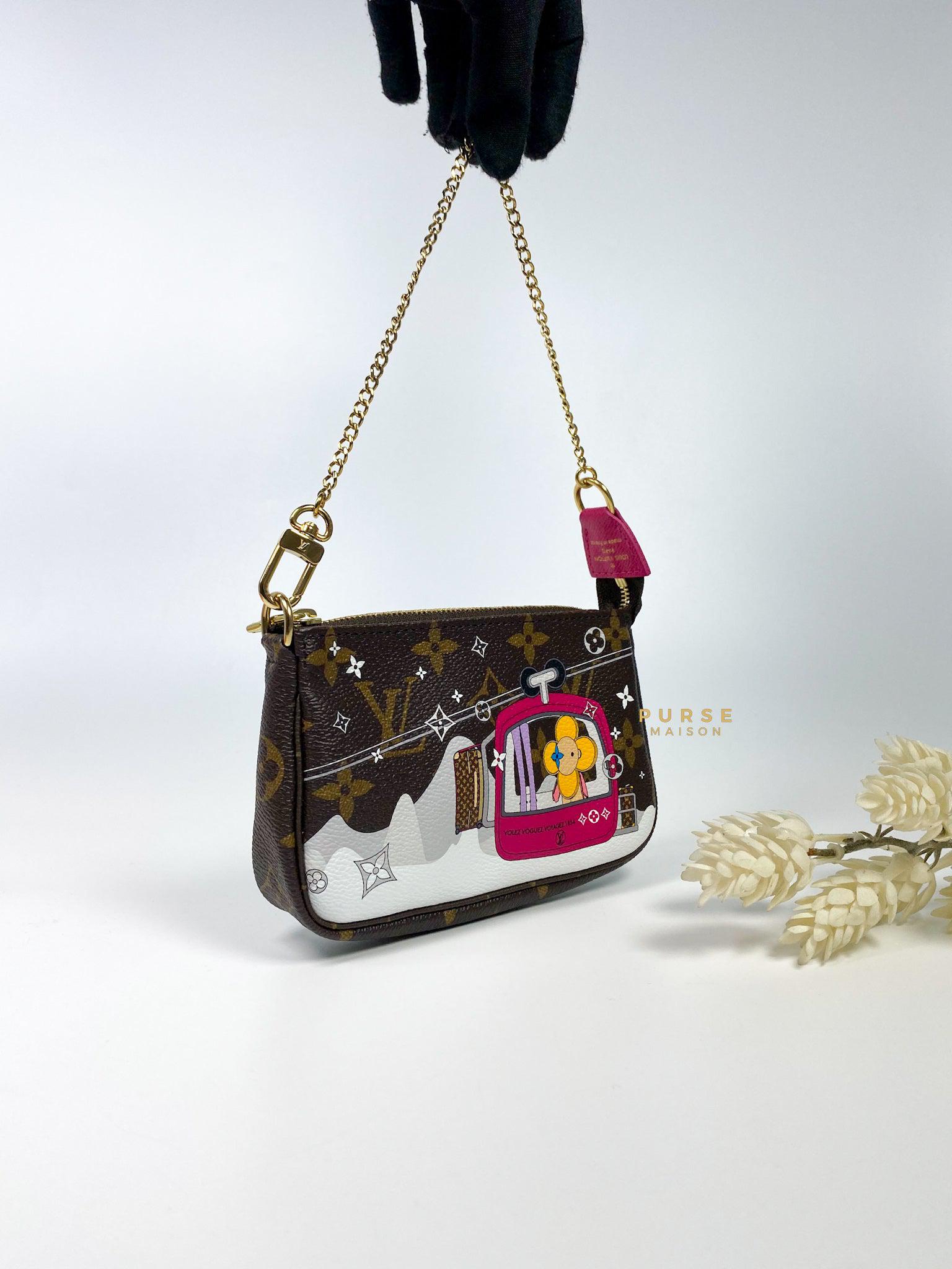 Louis Vuitton Mini Pochette Monogram Christmas Edition (Date Code: SF3149)