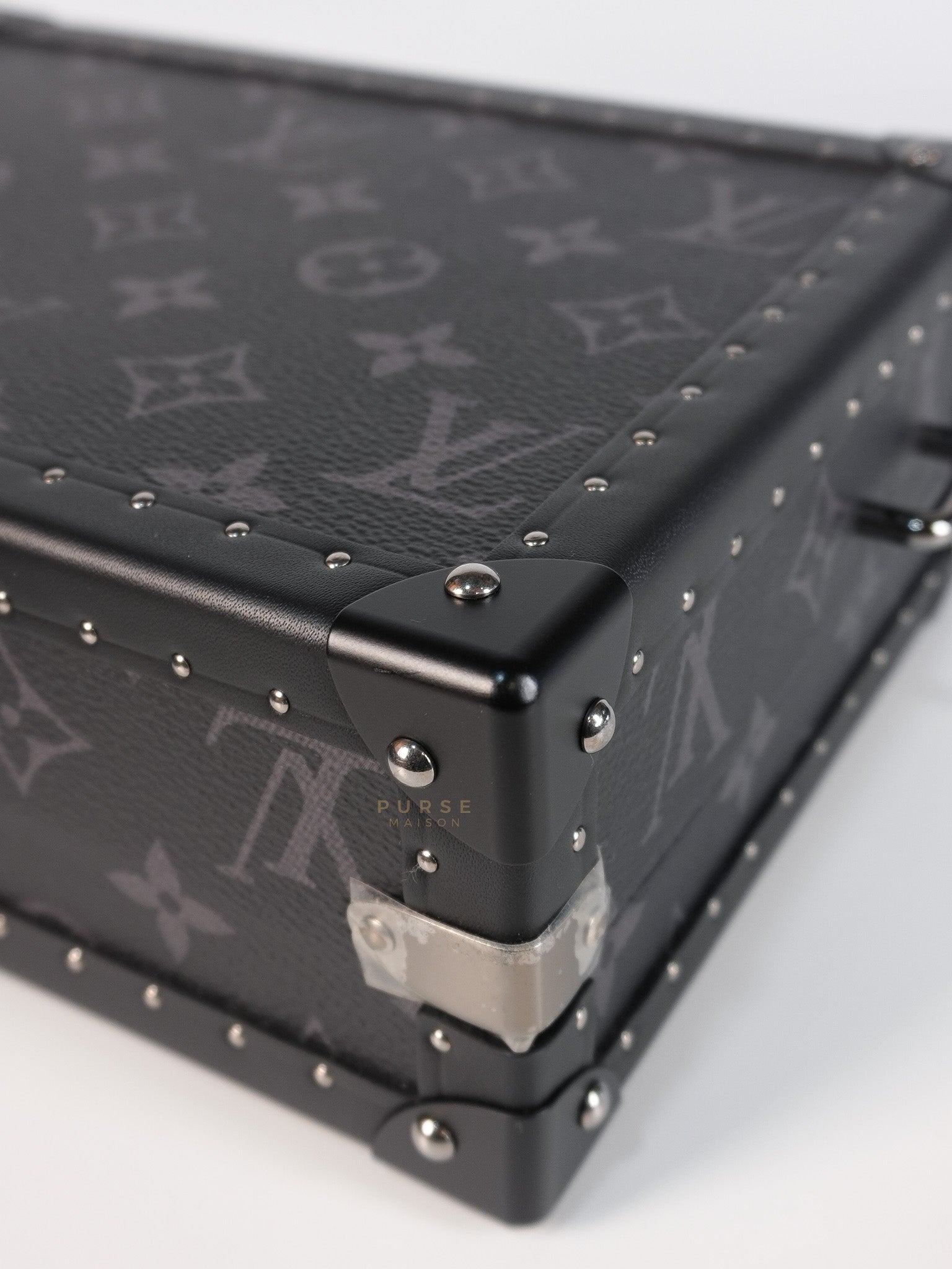 Monogram Eclipse Trunk Box in Graphite (Date Code: FL1222) | Purse Maison Luxury Bags Shop