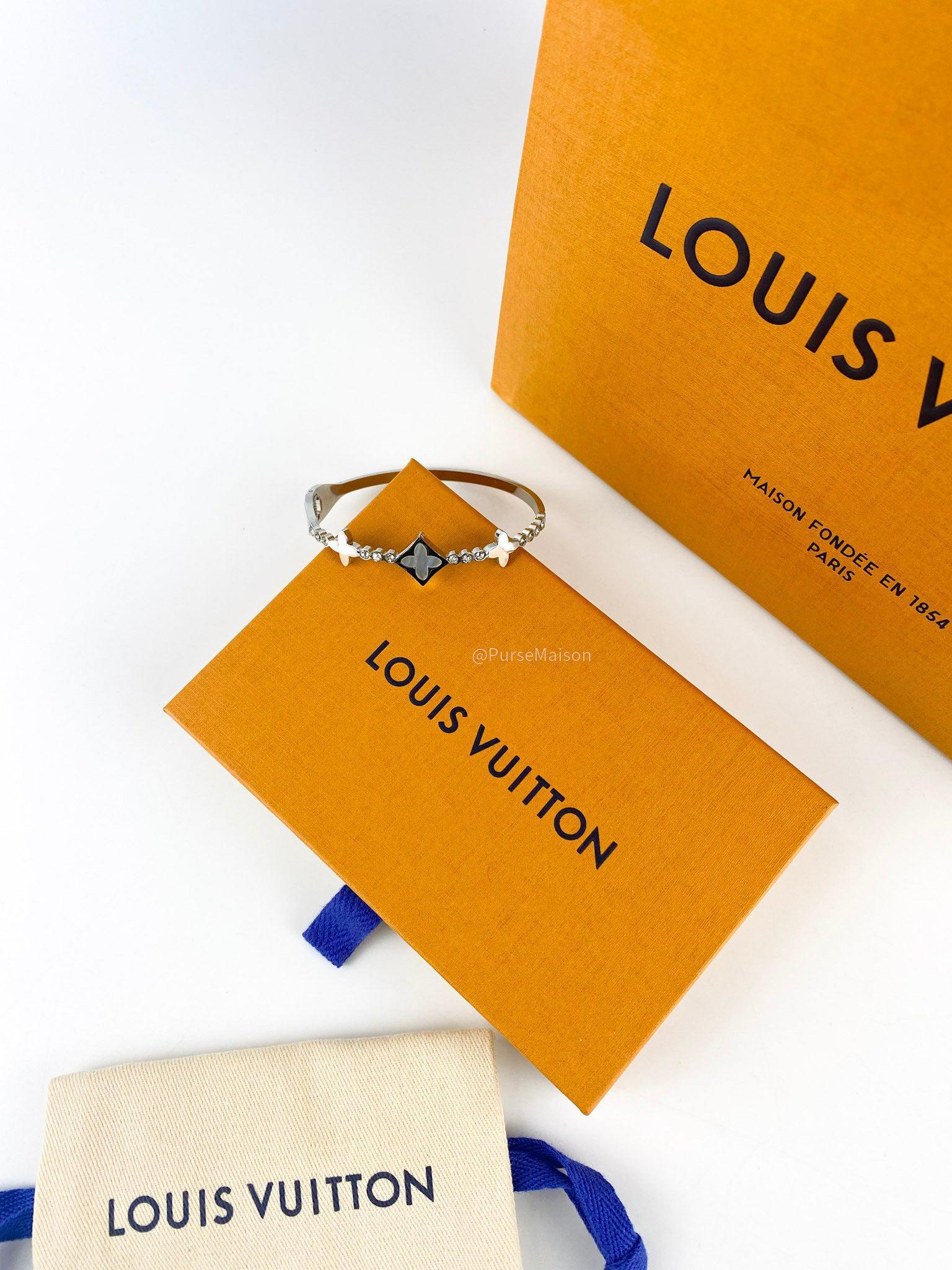 Louis Vuitton Monogram Silver Bracelet