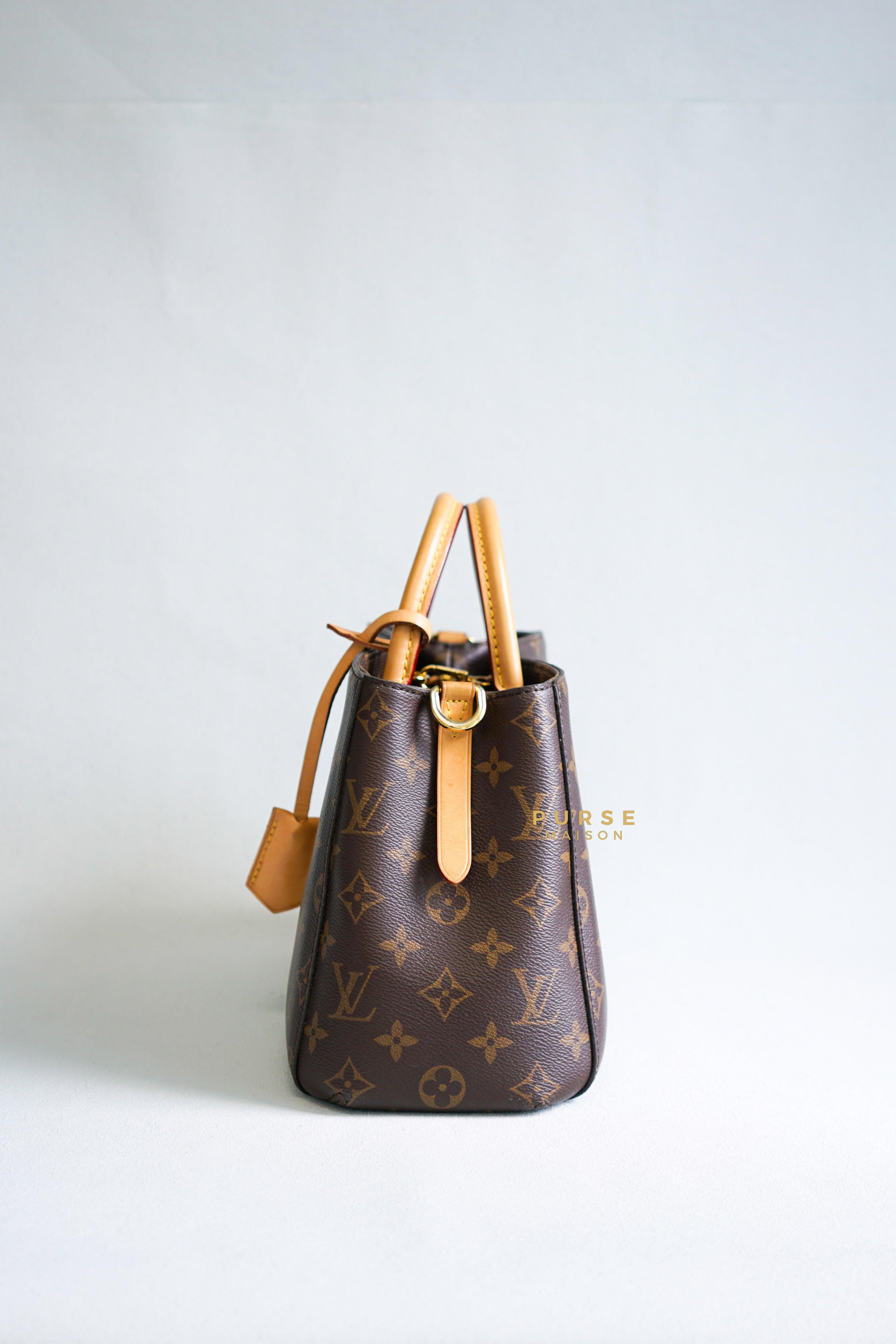 Louis Vuitton Montaigne BB in Monogram Canvas (Date code: CA4176) | Purse Maison Luxury Bags Shop